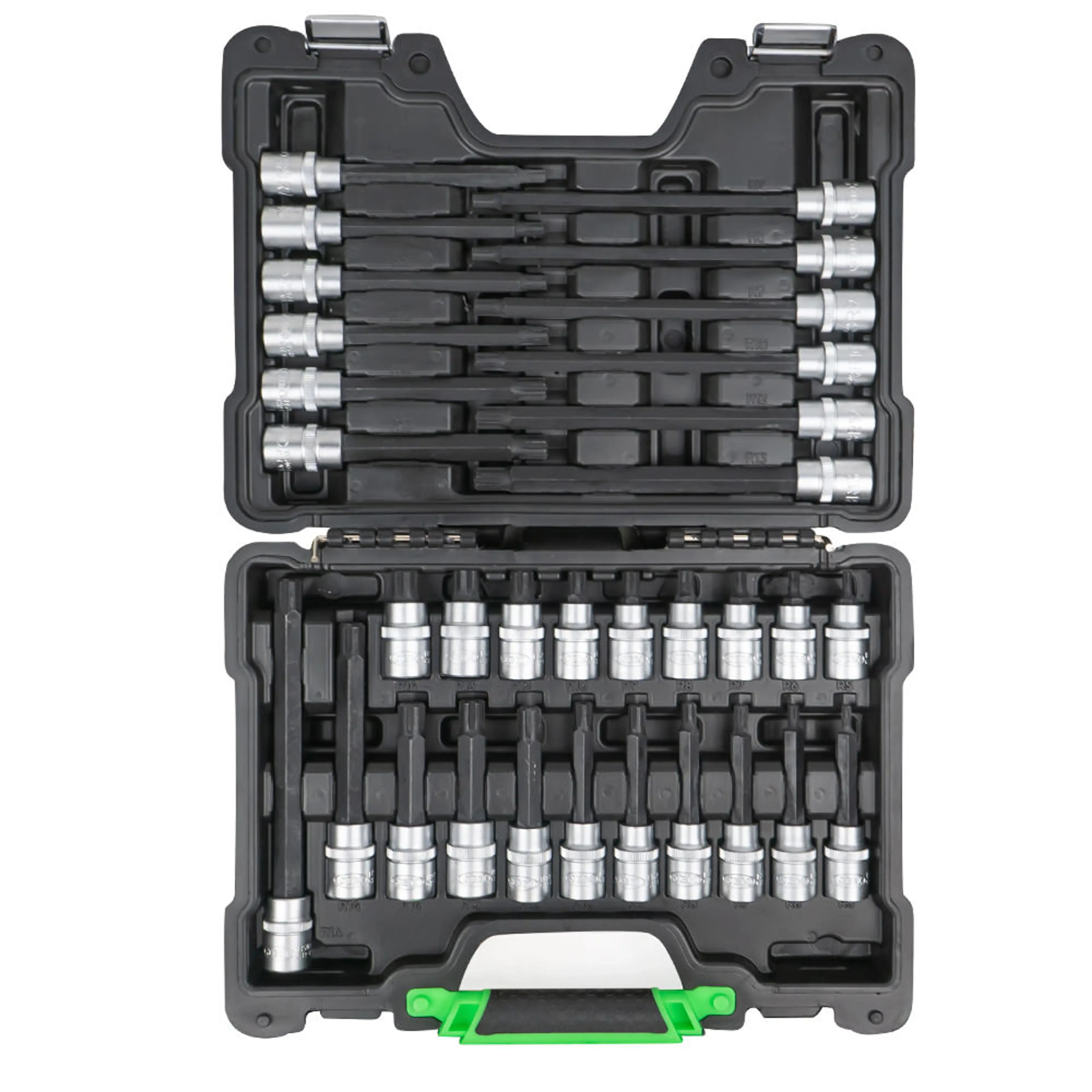 JBM MALETÍN DE 32 PUNTAS DE 1/2" PARA TORNILLOS RIBE