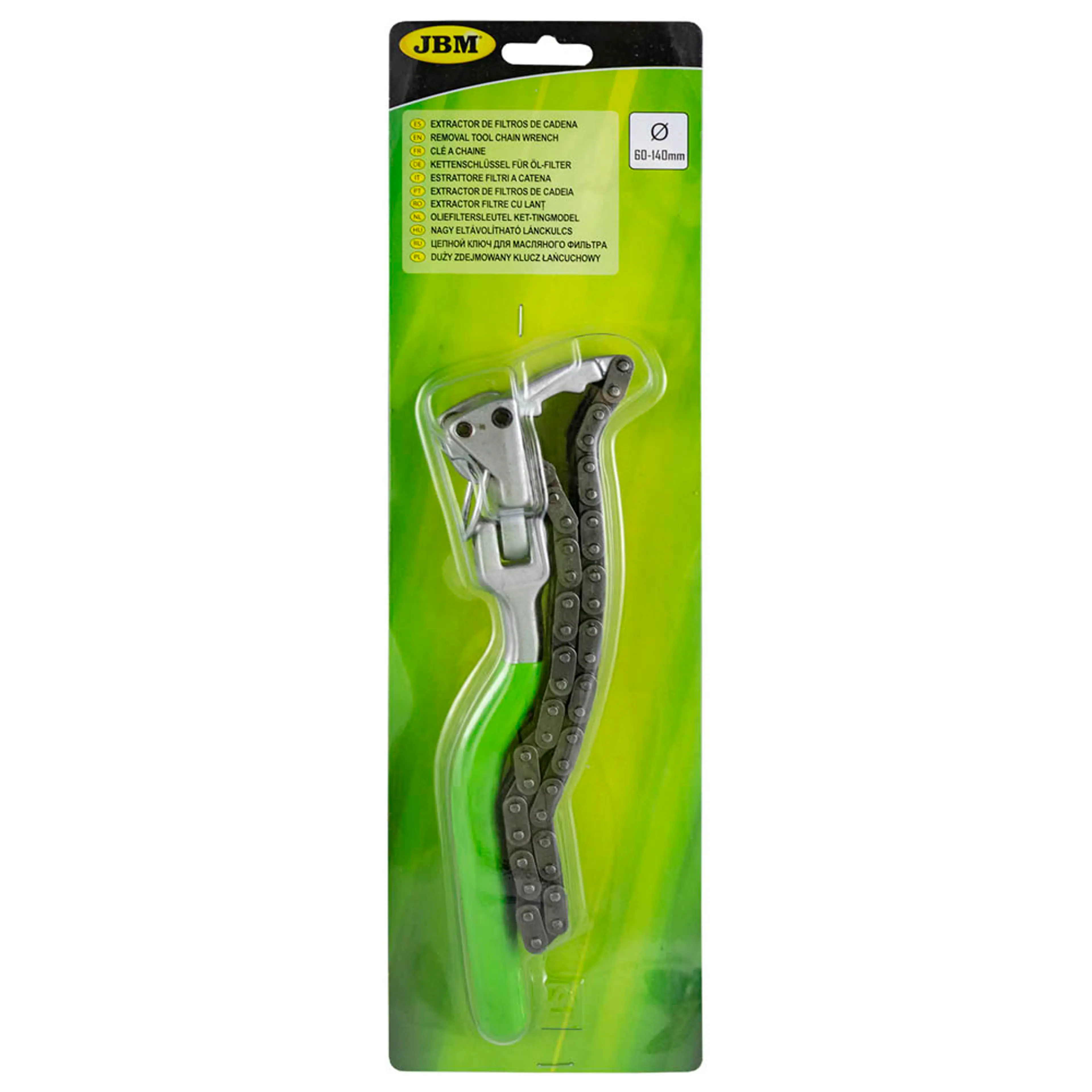 JBM EXTRACTOR DE FILTROS DE CADENA Ø60-140MM