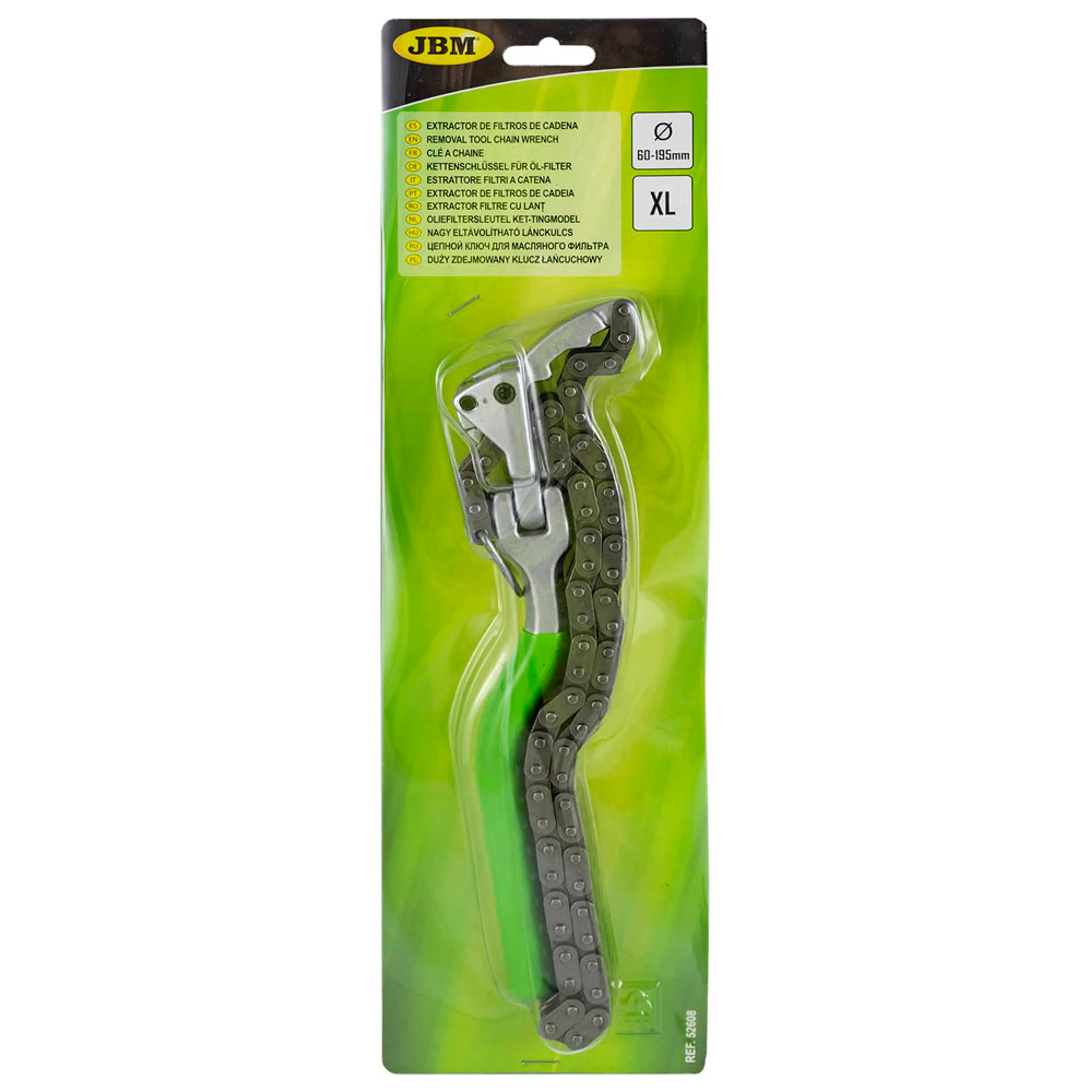 JBM EXTRACTOR DE FILTROS DE CADENA Ø60-195MM