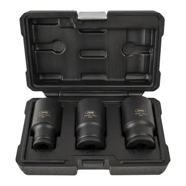 JBM SET DE 3 VASOS DE IMPACTO XZN DE 1/2"