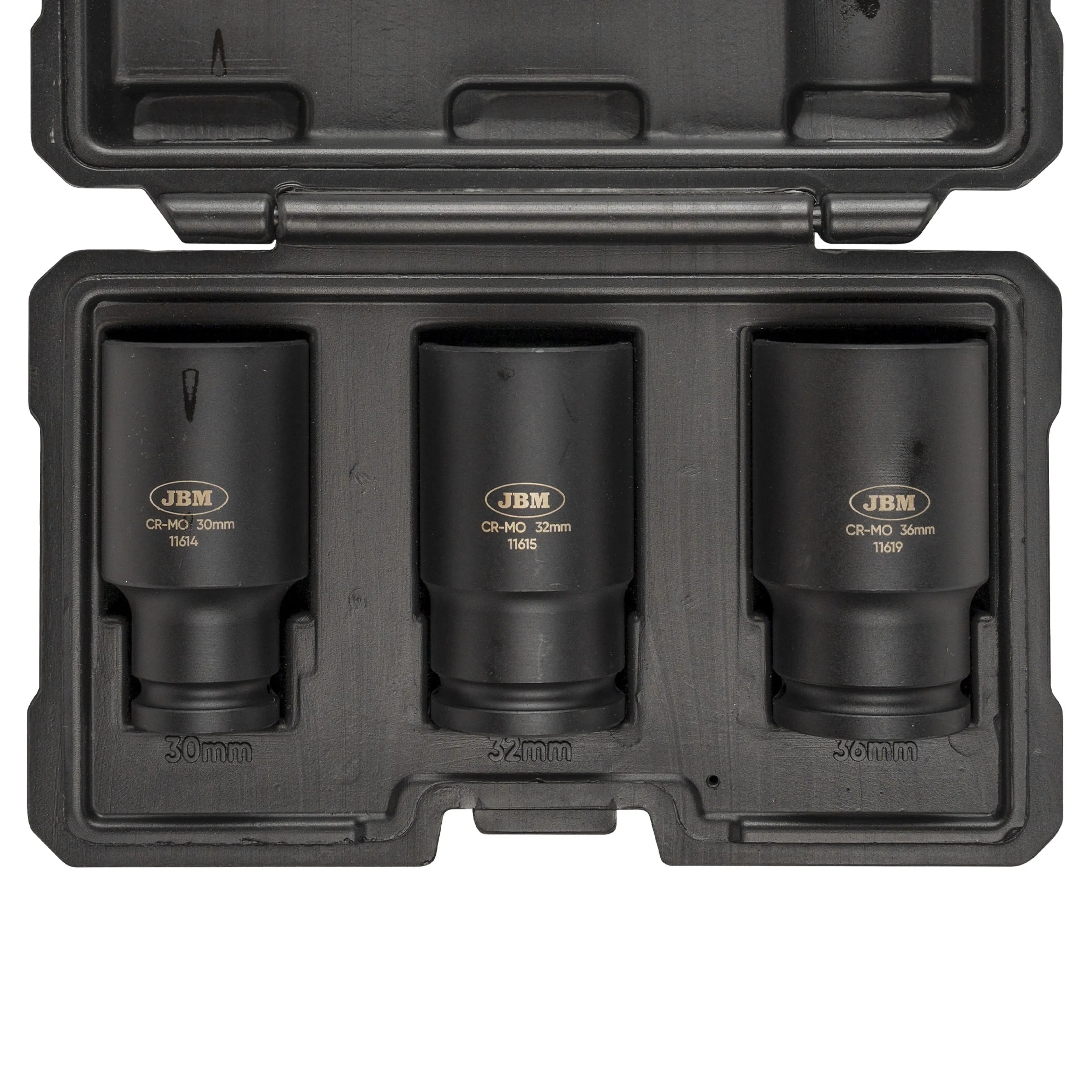 JBM SET DE 3 VASOS DE IMPACTO XZN DE 1/2"