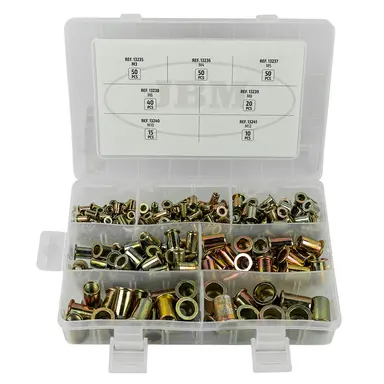 JBM ESTUCHE DE REMACHES TUERCA 235PCS