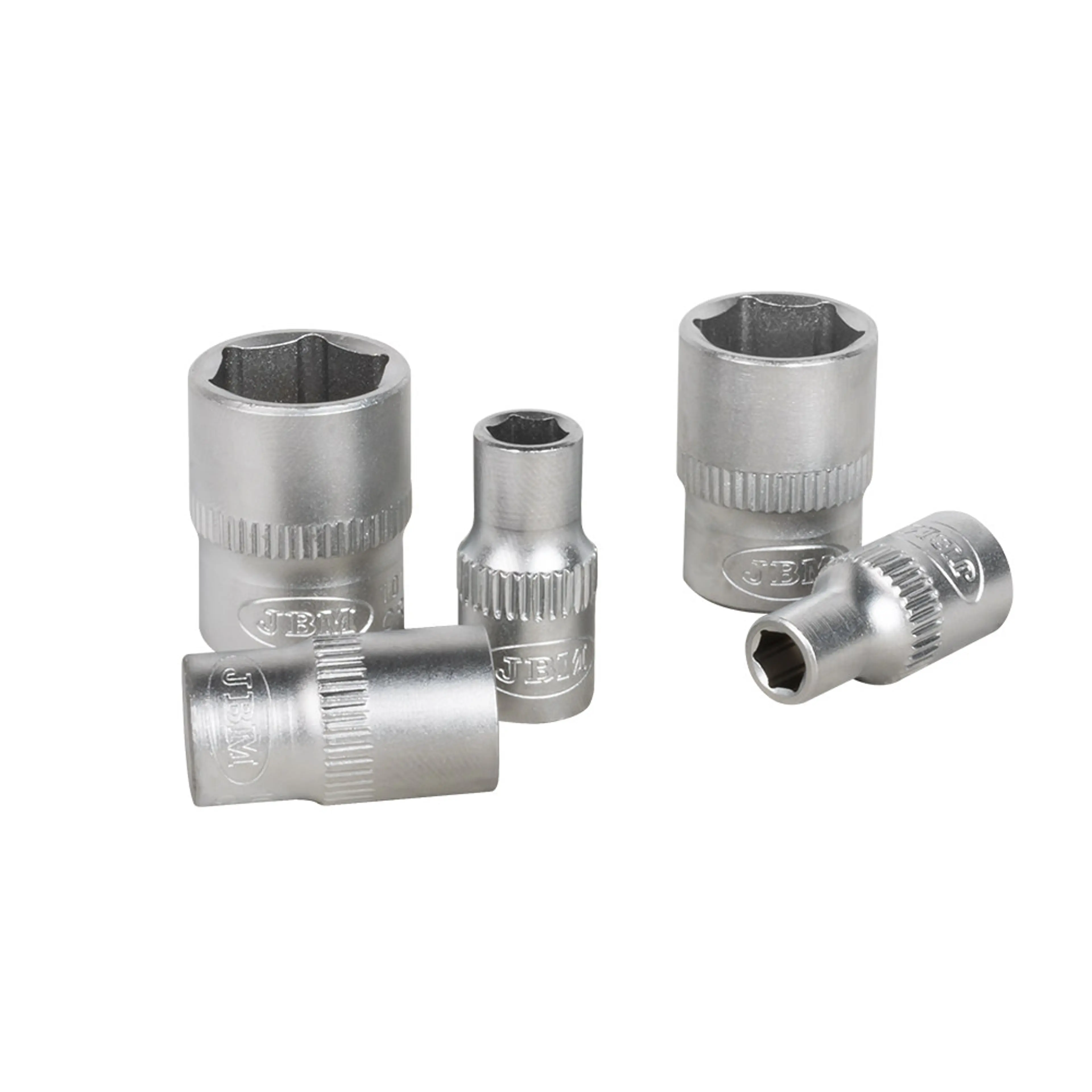 JBM JUEGO DE 13 VASOS HEXAGONALES DE 1/4"