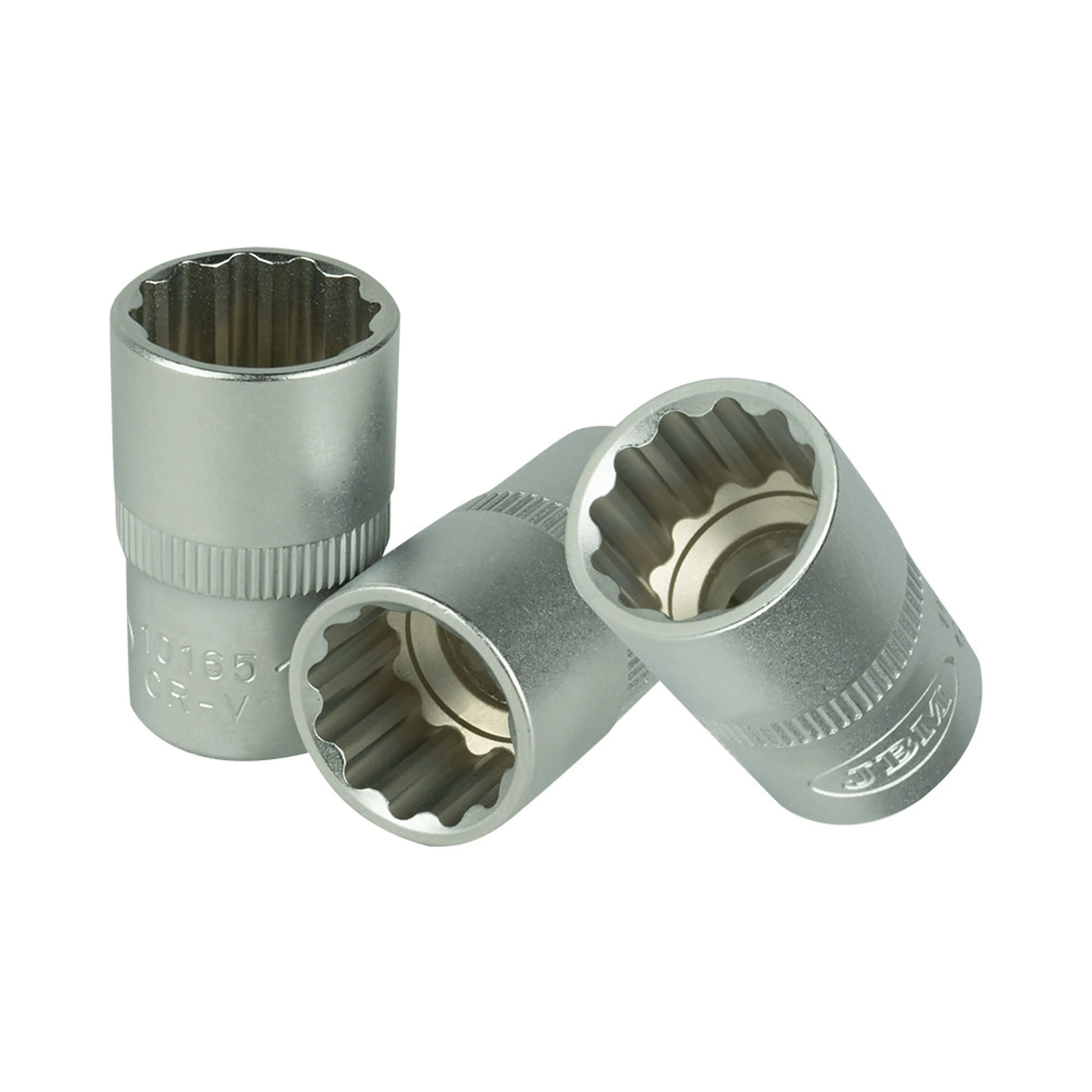 JBM JUEGO DE 10 VASOS DE 12 CANTOS DE 1/2"