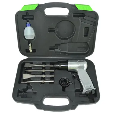 JBM ESTUCHE DE 9 PIEZAS CON MARTILLO NEUMÁTICO 1/2"