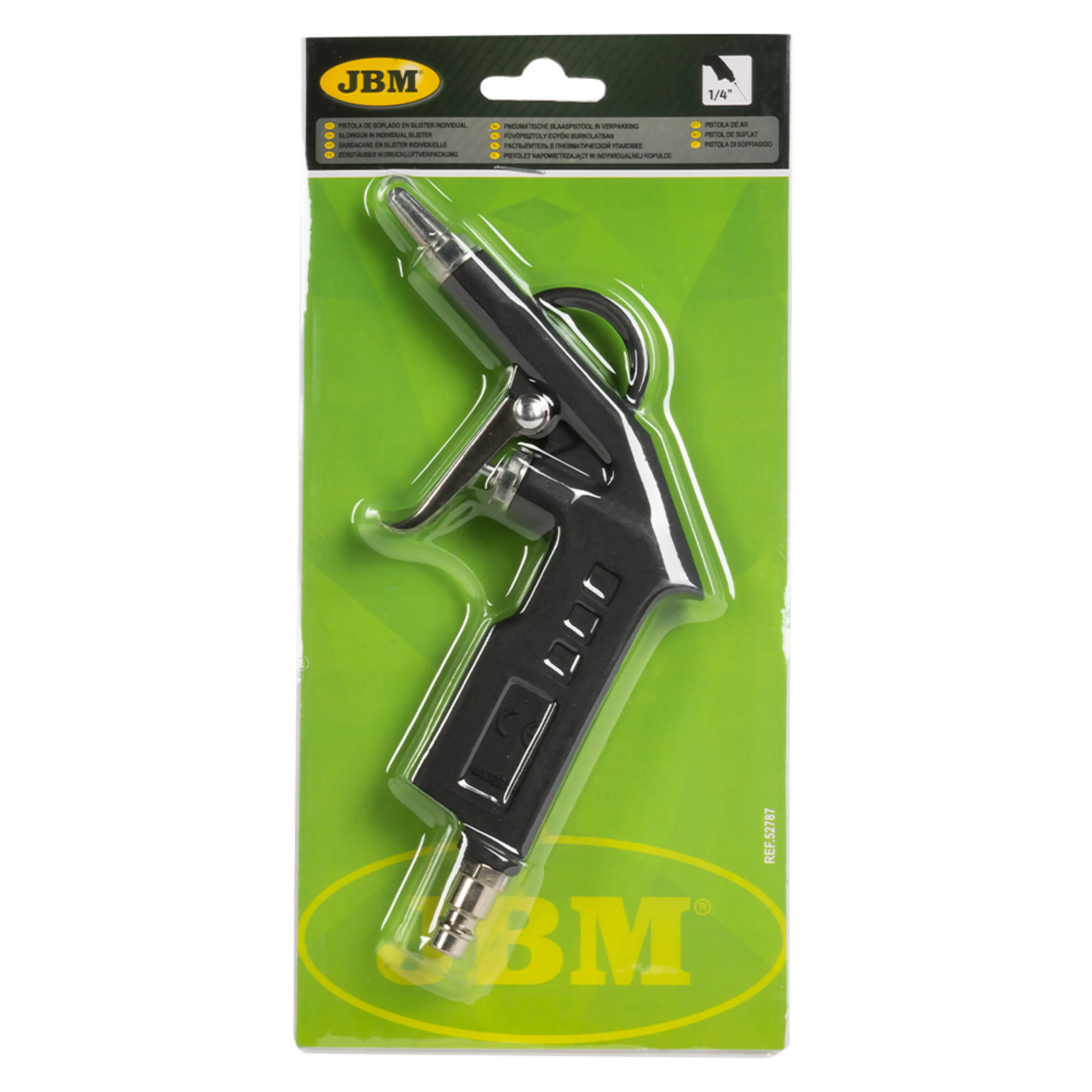 JBM PISTOLA DE SOPLADO EN BLISTER INDIVIDUAL