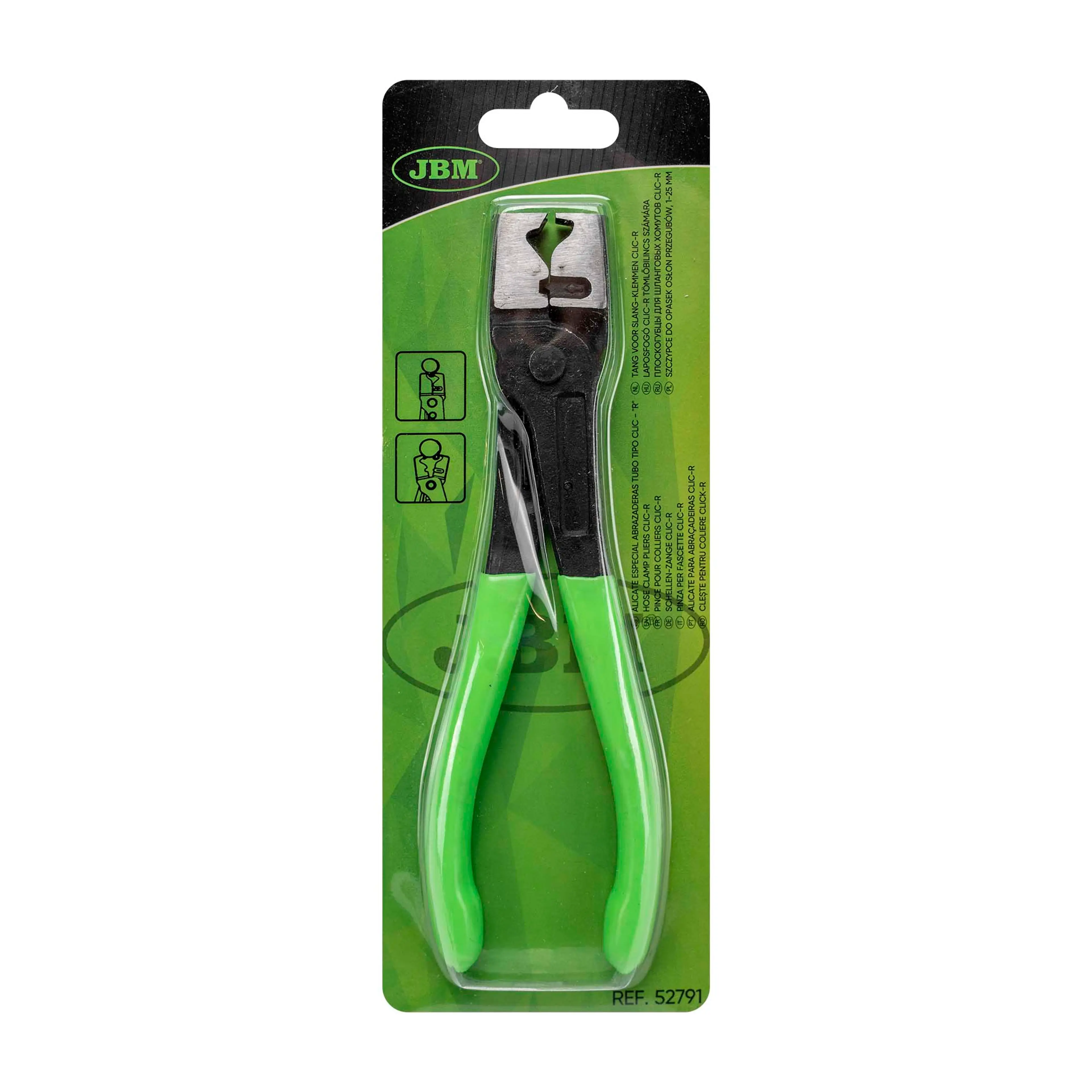 JBM ALICATE ESPECIAL ABRAZADERAS TUBO TIPO CLIC - "R"