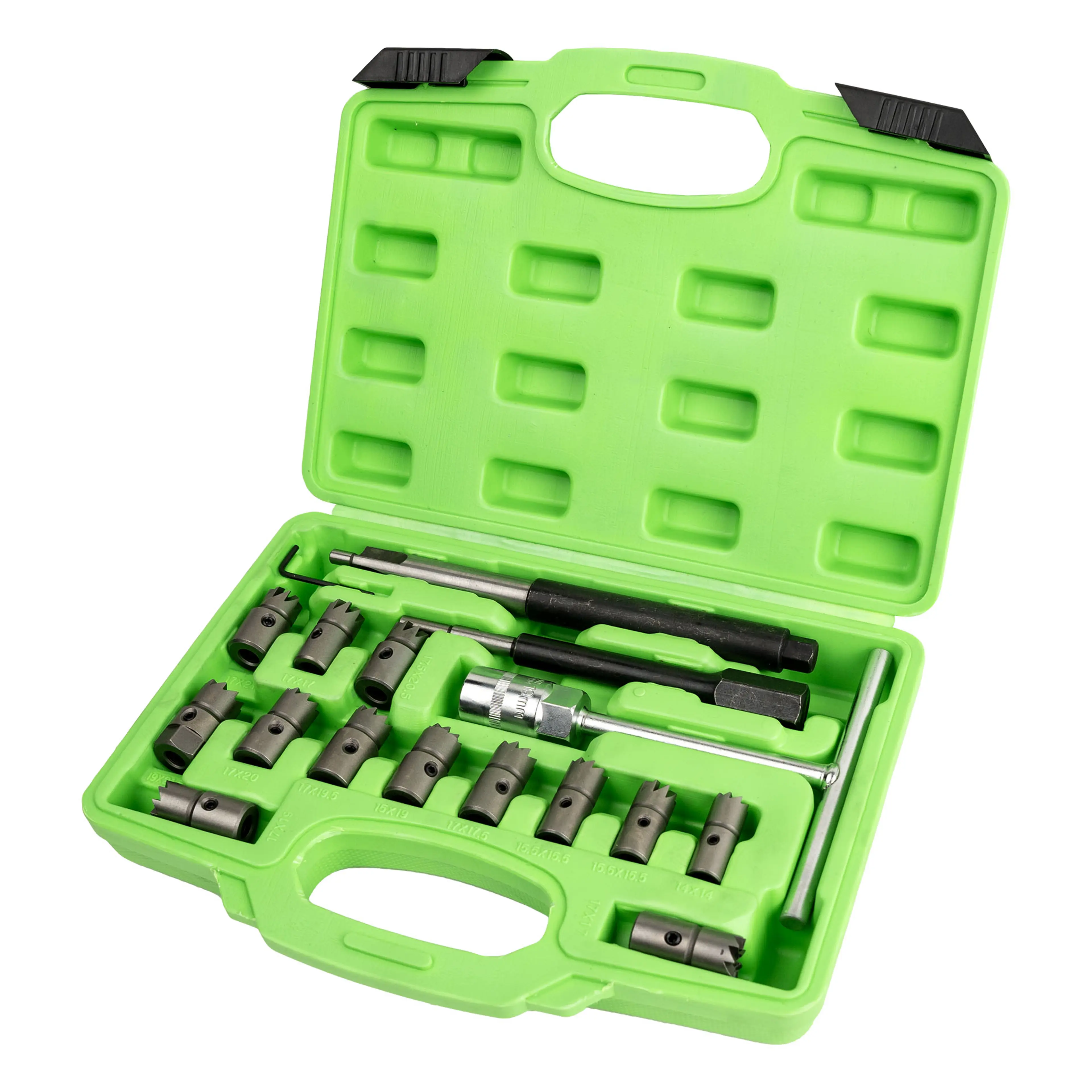 JBM SET ESCARIADOR INYECTORES 17PCS