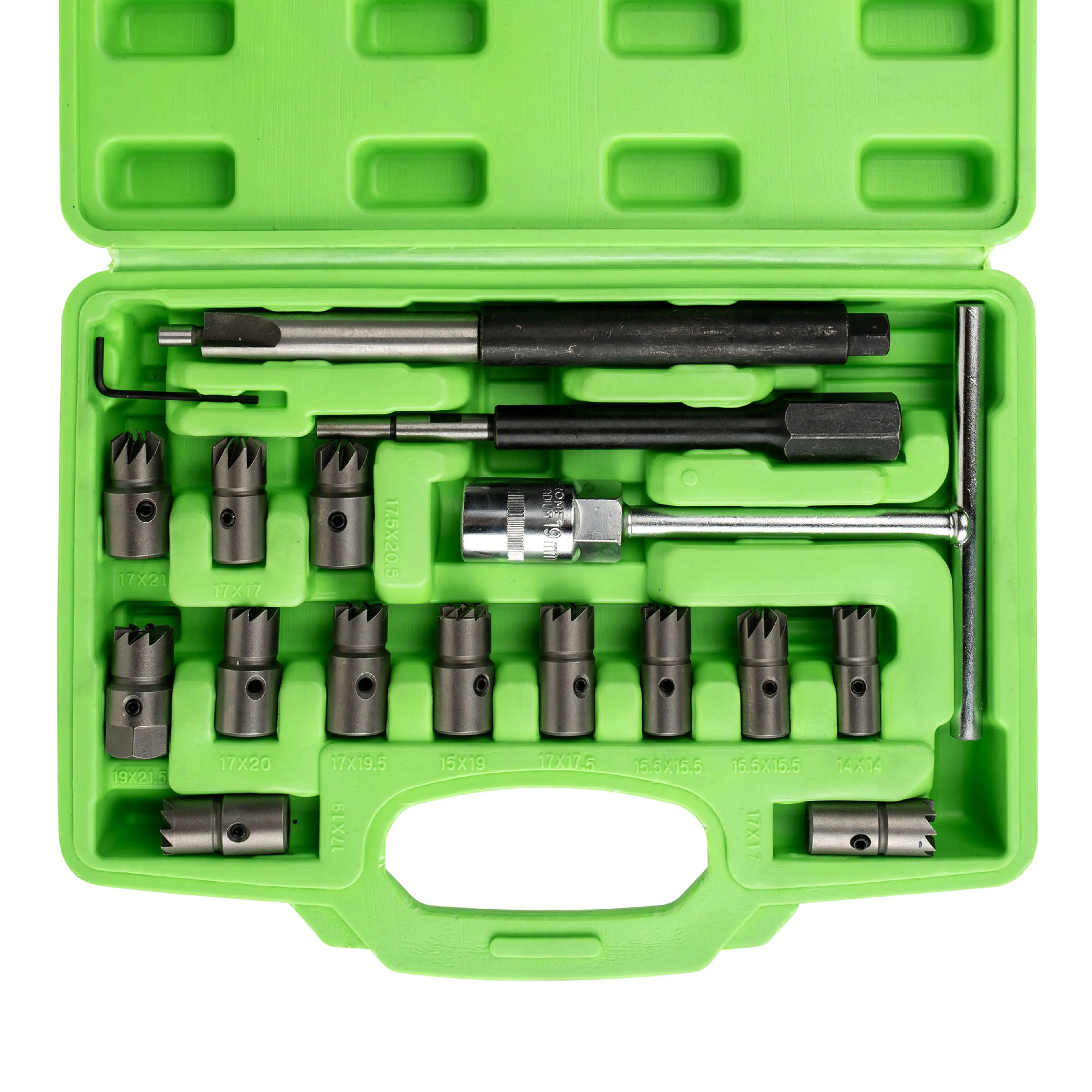 JBM SET ESCARIADOR INYECTORES 17PCS