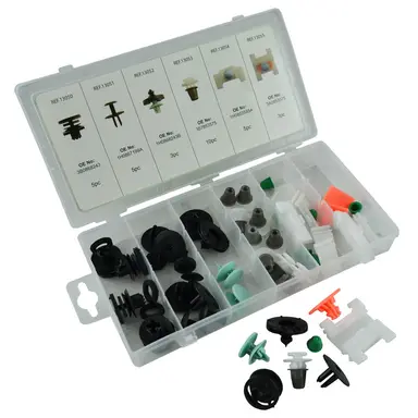 JBM ESTUCHE DE CLIPS PLÁSTICOS AUDI 31PCS