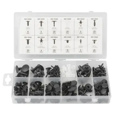 JBM ESTUCHE DE CLIPS PLÁSTICOS FORD 169PCS