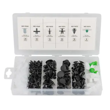 JBM ESTUCHE DE CLIPS PLÁSTICOS BMW 95PCS