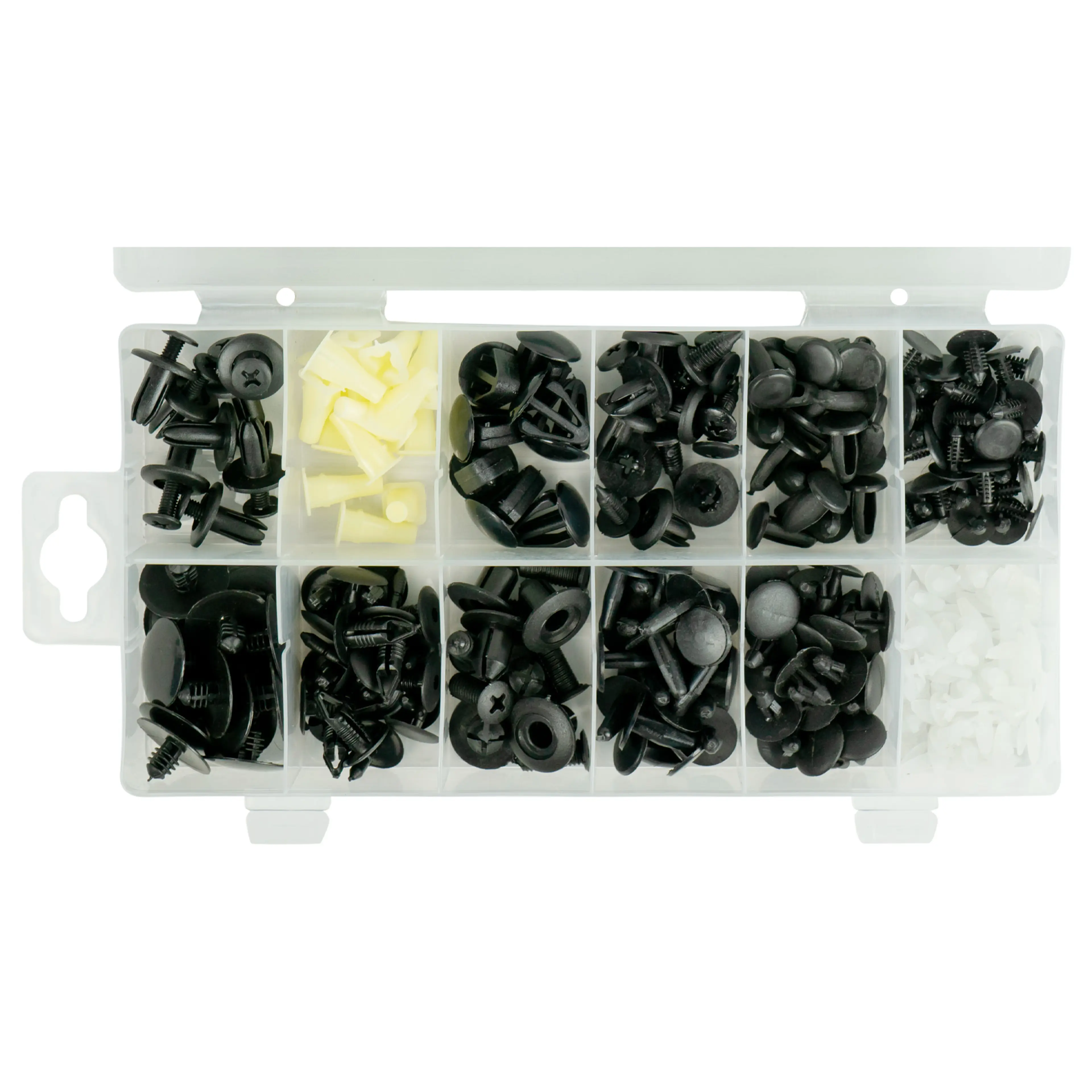 JBM ESTUCHE DE CLIPS PLÁSTICOS MAZDA 190PCS