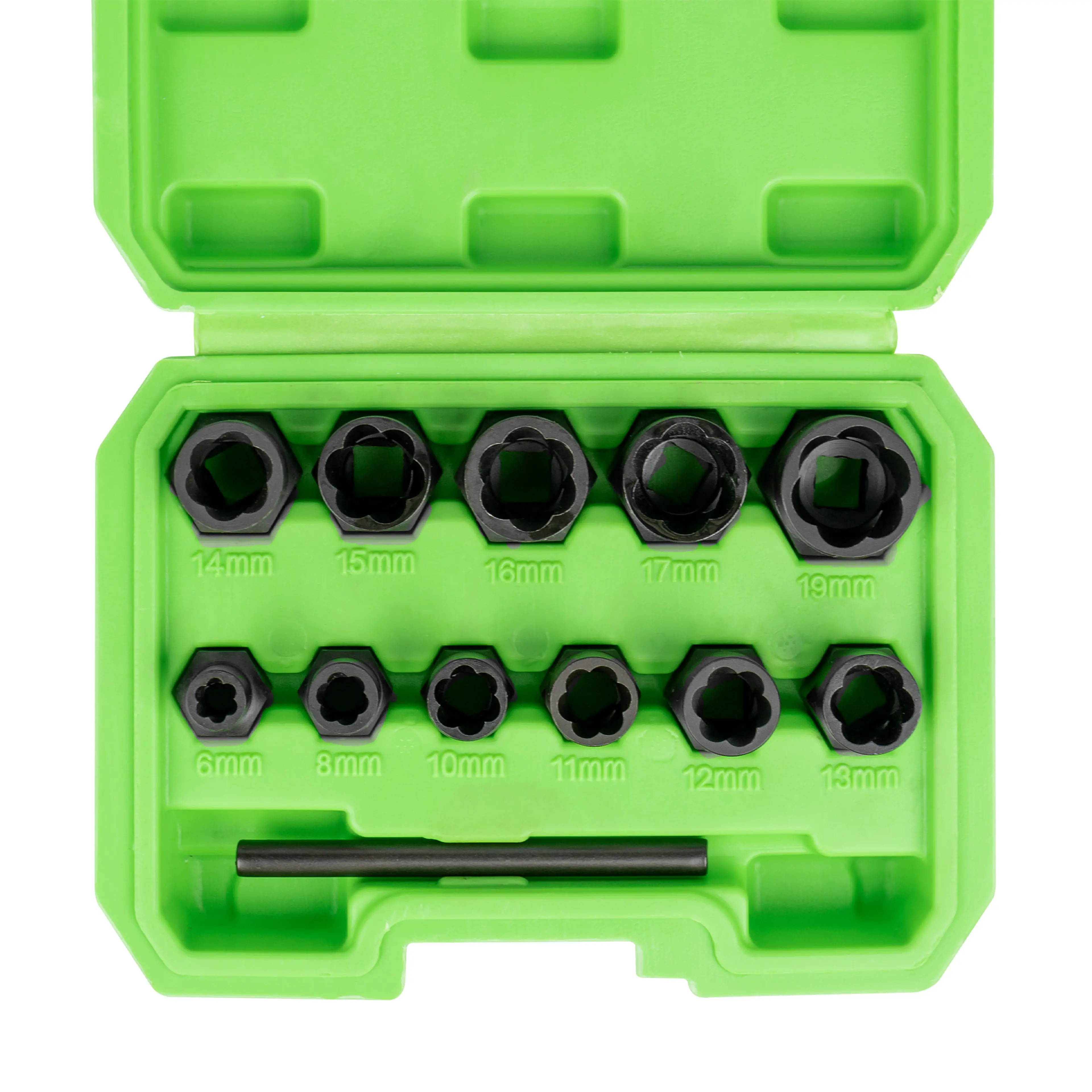 JBM SET DE VASOS TWIST DE 3/8" PARA EXTRACCIÓN DE TUERCAS/TORNILLOS DE