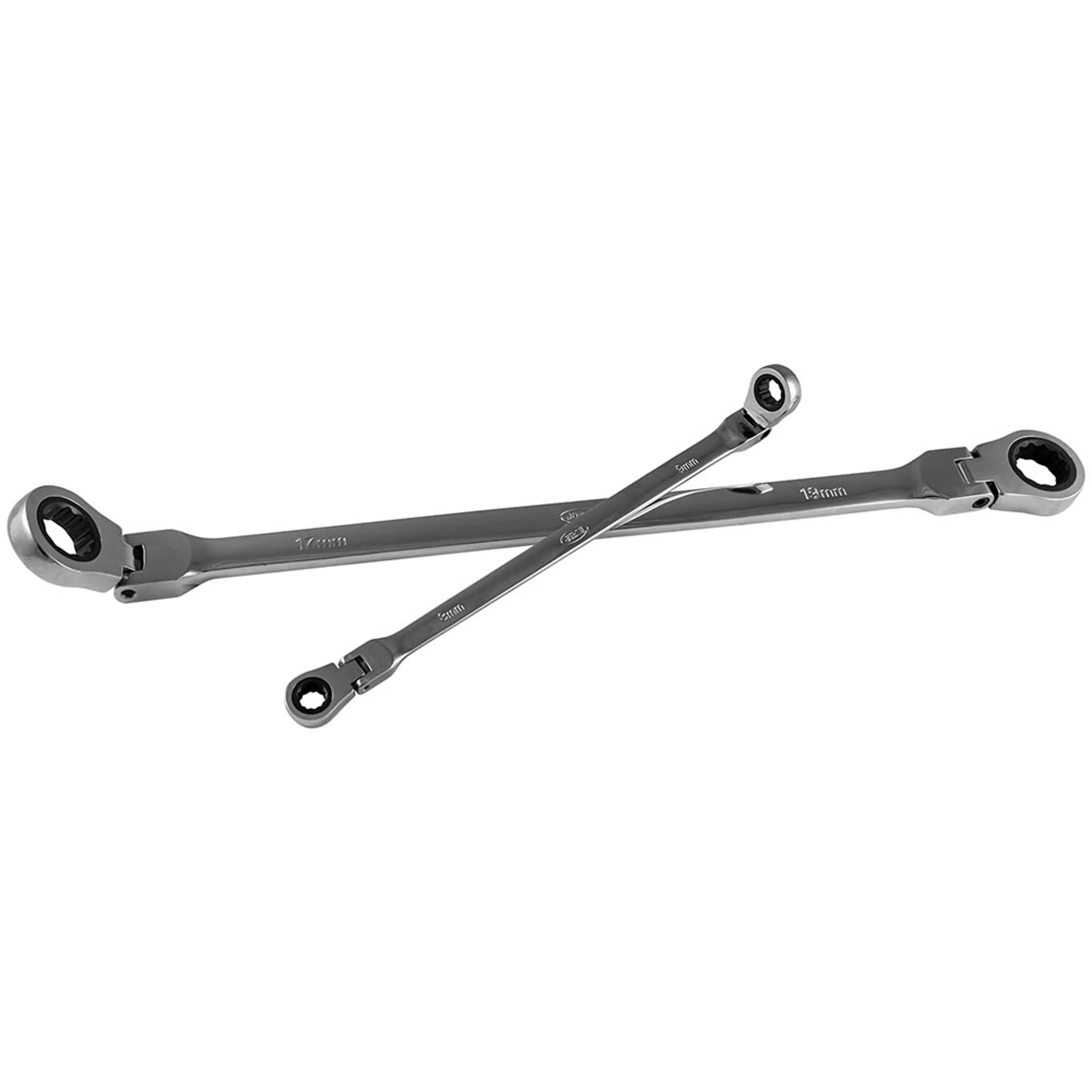 JBM SET DE 6 LLAVES ARTICULADAS CON TRINQUETE EN MALETÍN