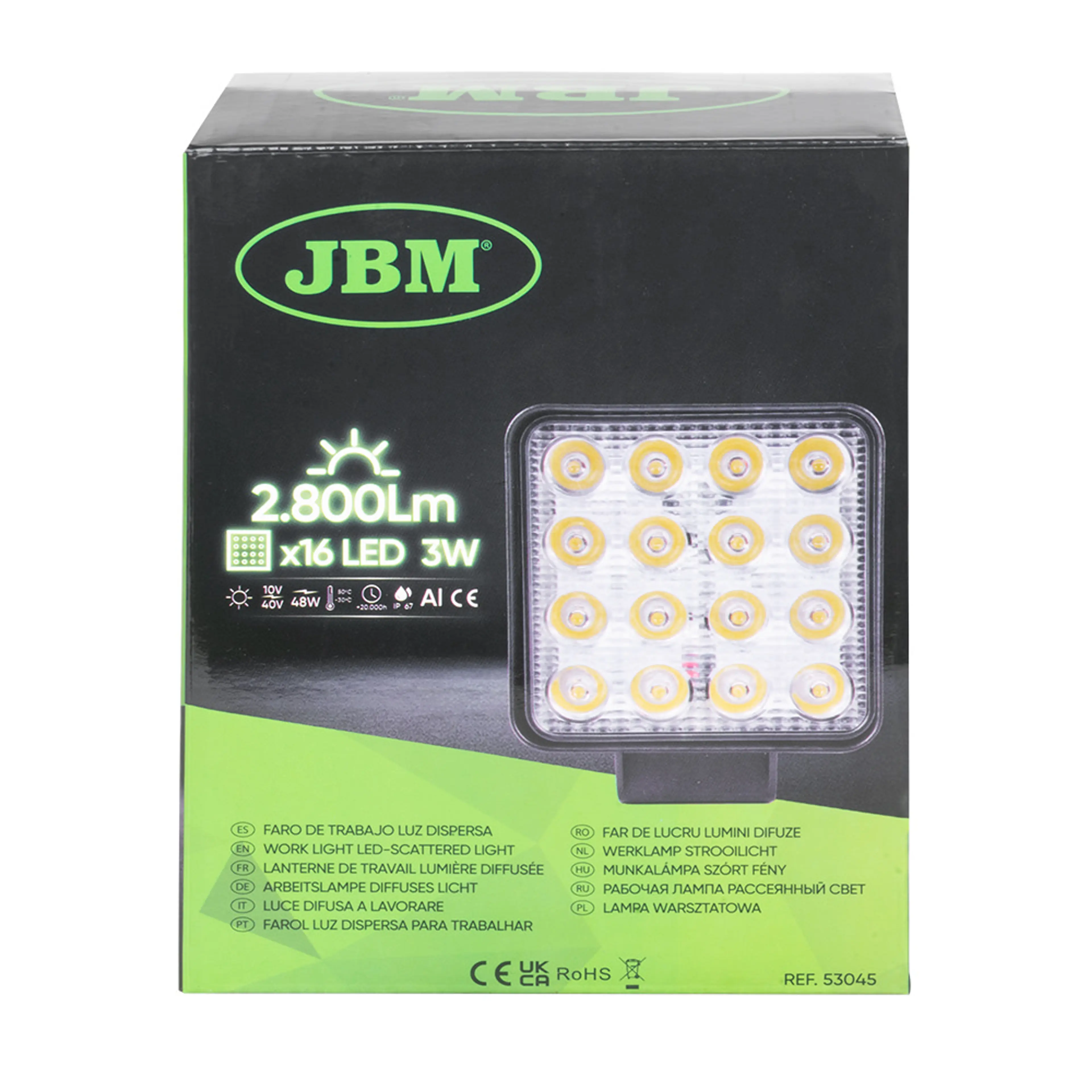 JBM FARO LED DE 2800LM - CUADRADO