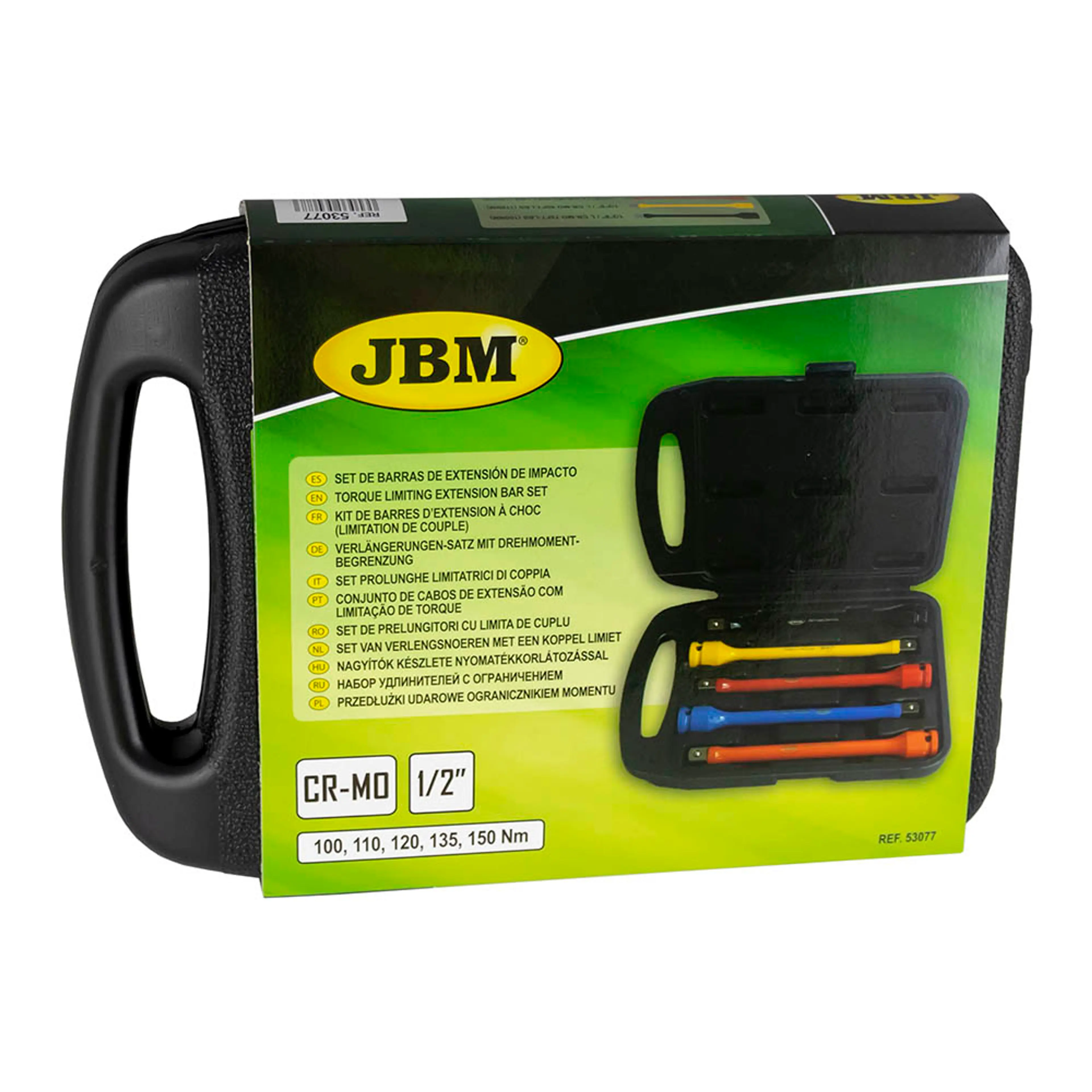 JBM SET DE BARRAS DE EXTENSIÓN DE IMPACTO CON LIMITADOR DE TORQUE