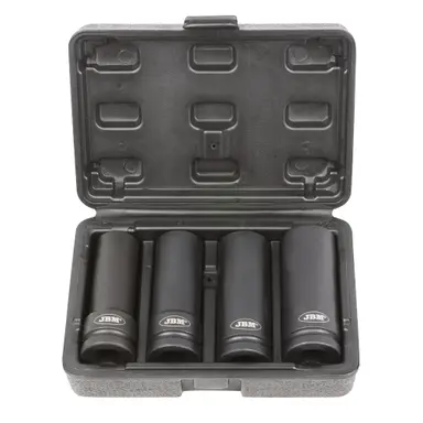 JBM SET DE 4 VASOS DE IMPACTO PARA TORNILLOS DE SEGURIDAD