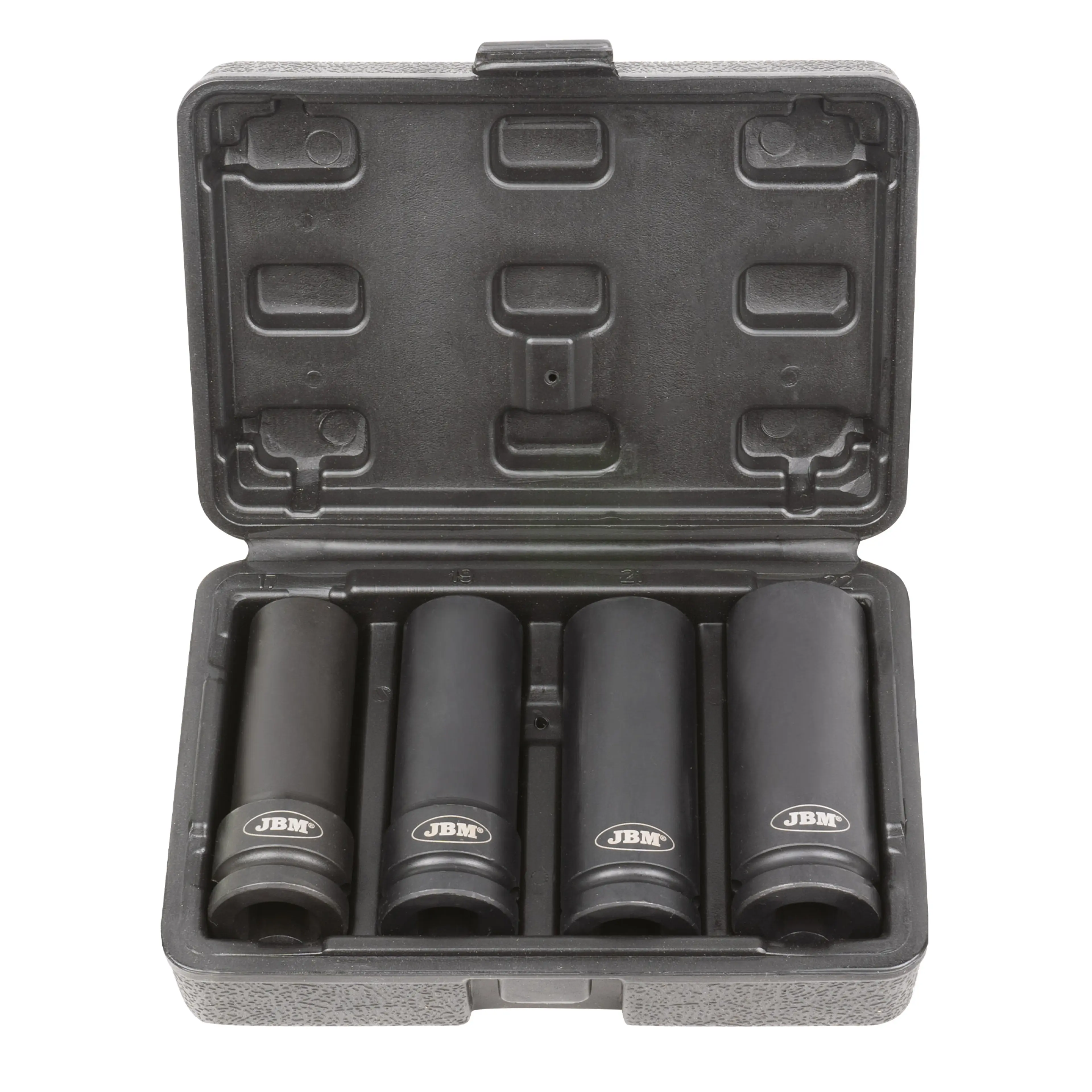 JBM SET DE 4 VASOS DE IMPACTO PARA TORNILLOS DE SEGURIDAD