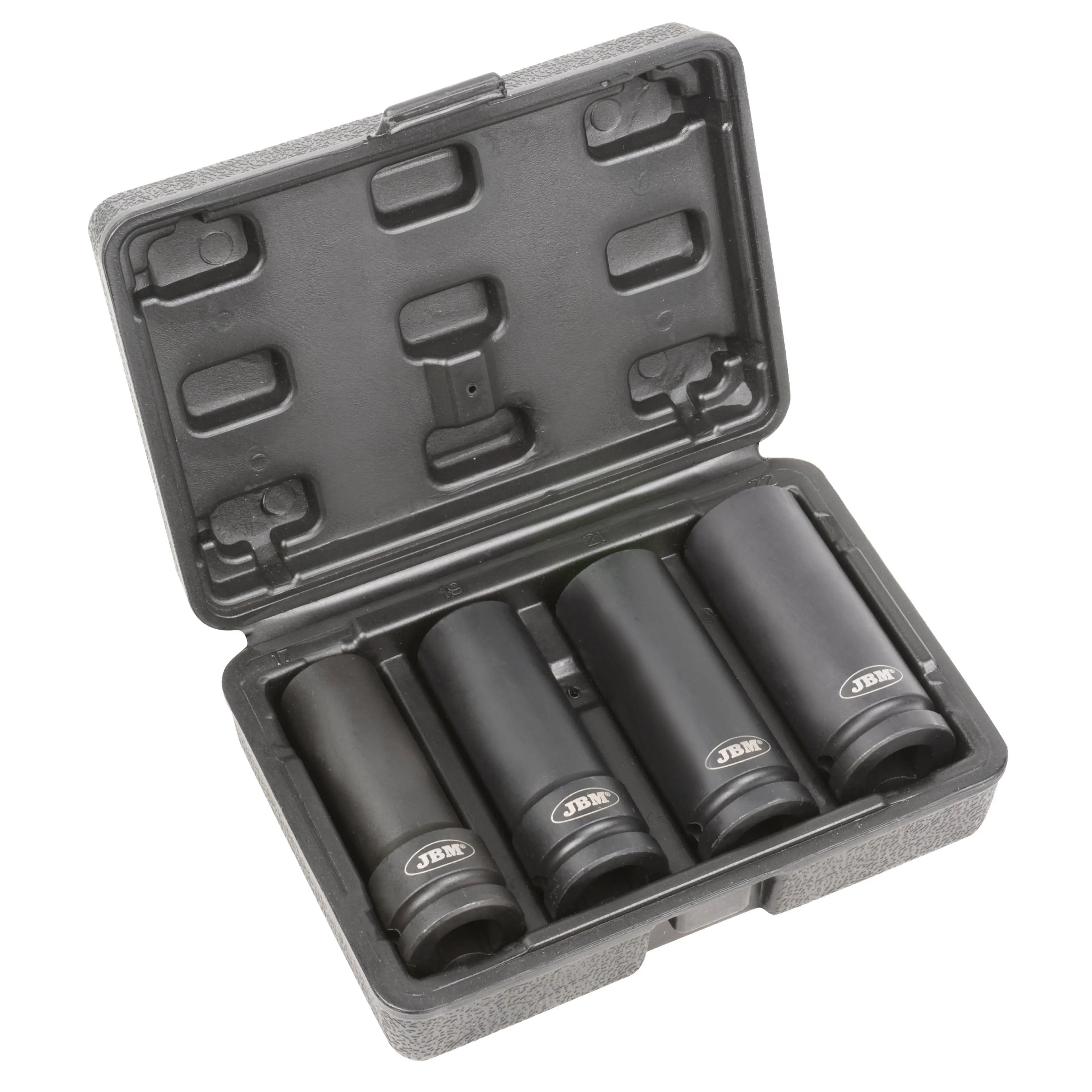 JBM SET DE 4 VASOS DE IMPACTO PARA TORNILLOS DE SEGURIDAD