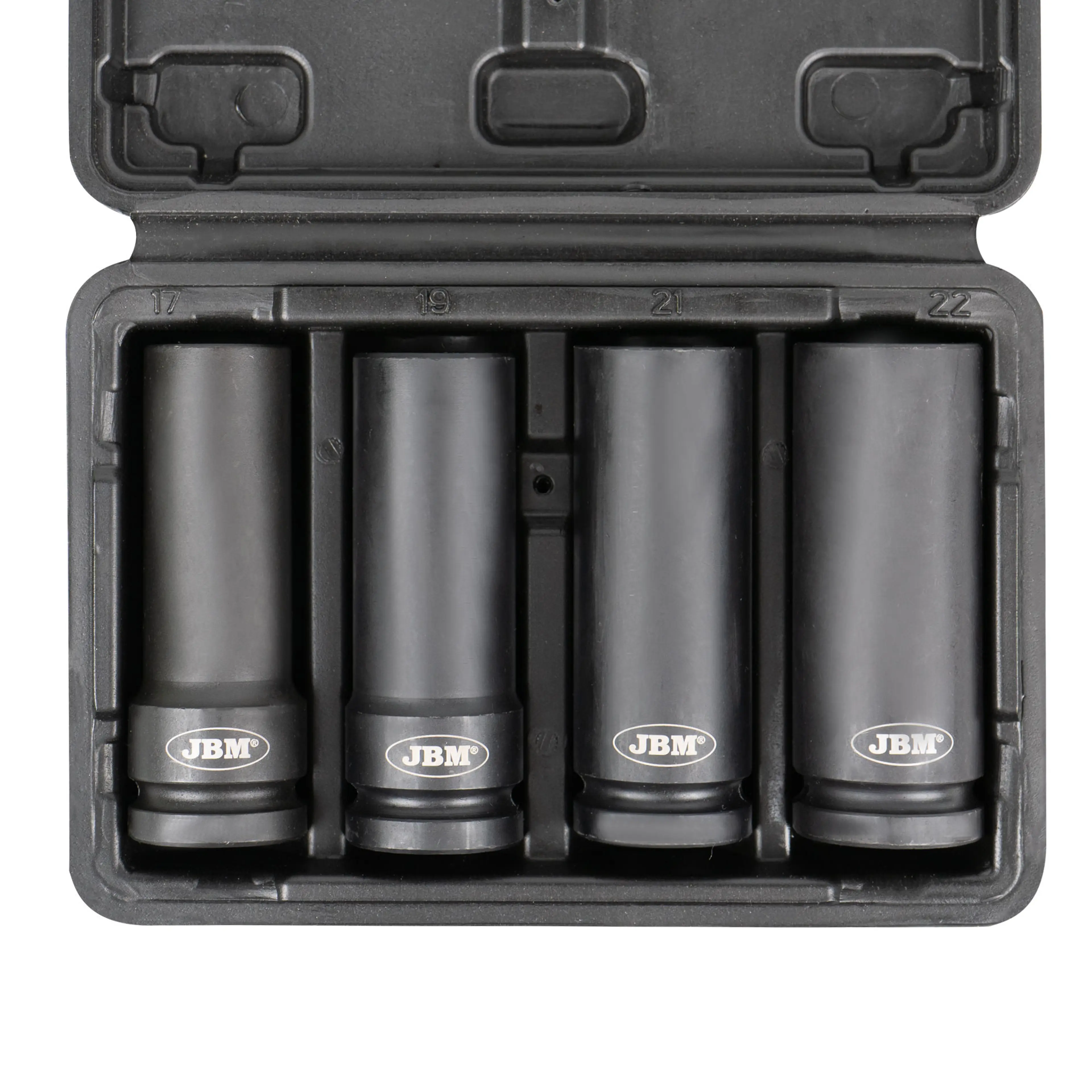JBM SET DE 4 VASOS DE IMPACTO PARA TORNILLOS DE SEGURIDAD