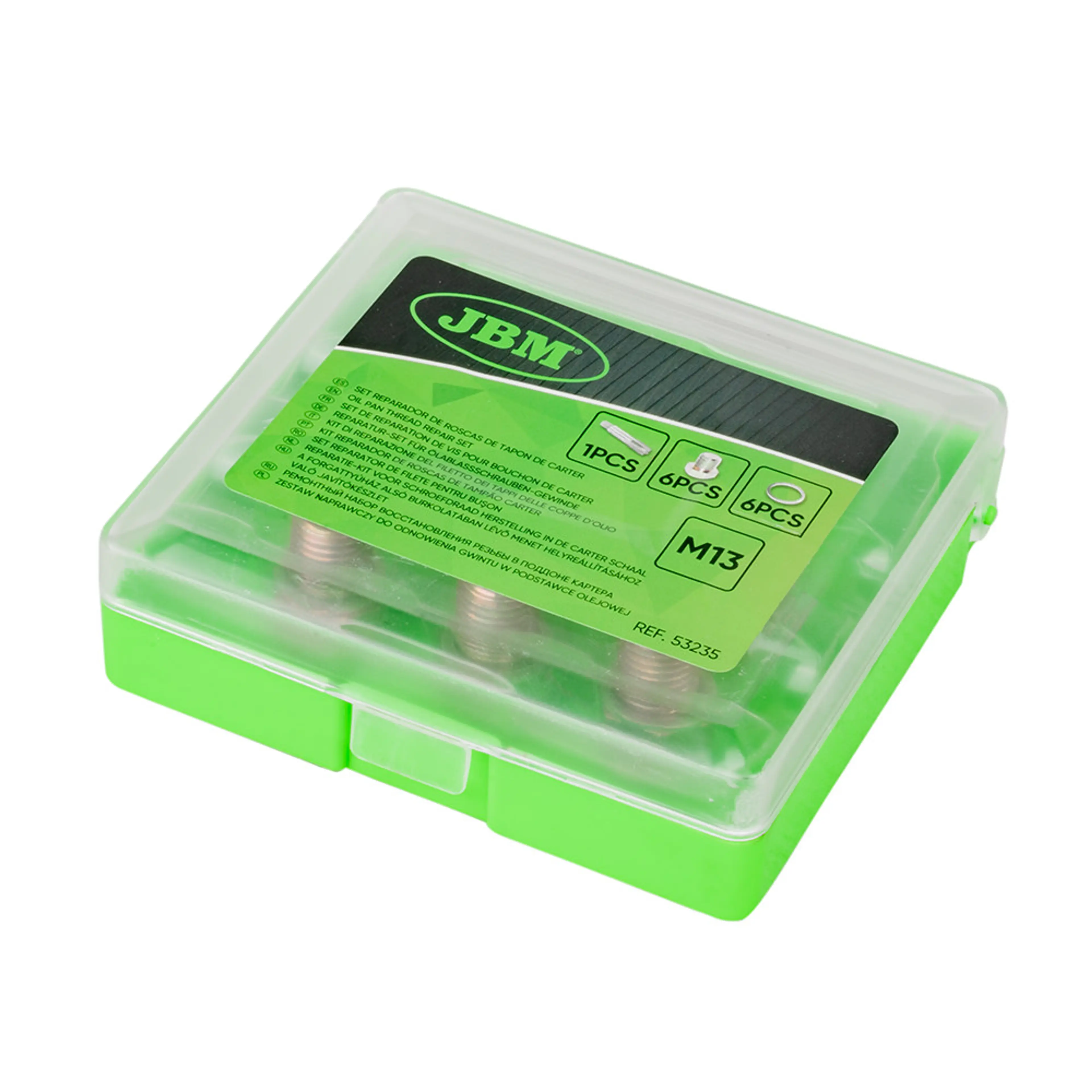 JBM SET REPARADOR DE ROSCAS DE TAPÓN DE CÁRTER (M-13)