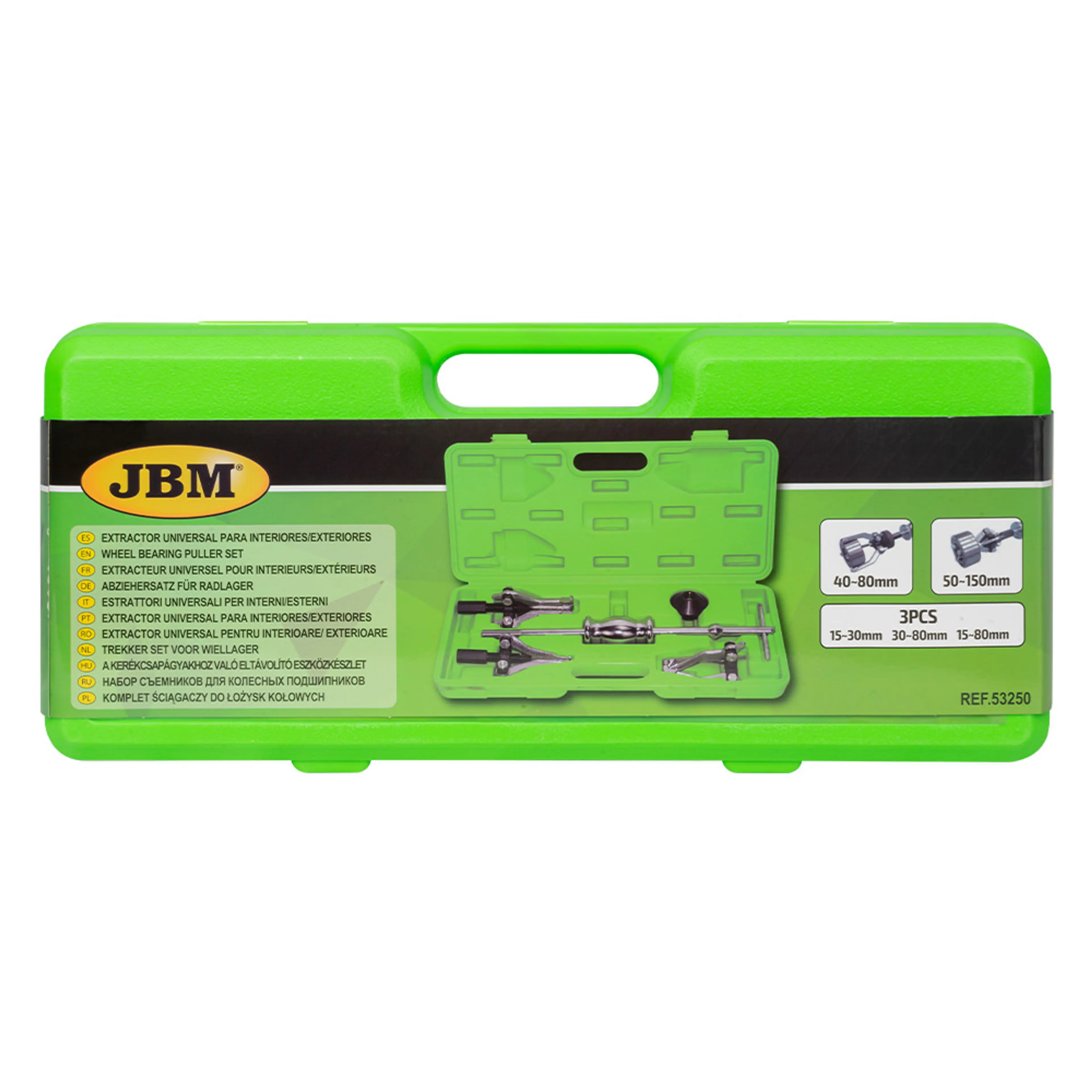 JBM JUEGO DE EXTRACTORES DE RODAMIENTOS INTERNOS Y EXTERNOS