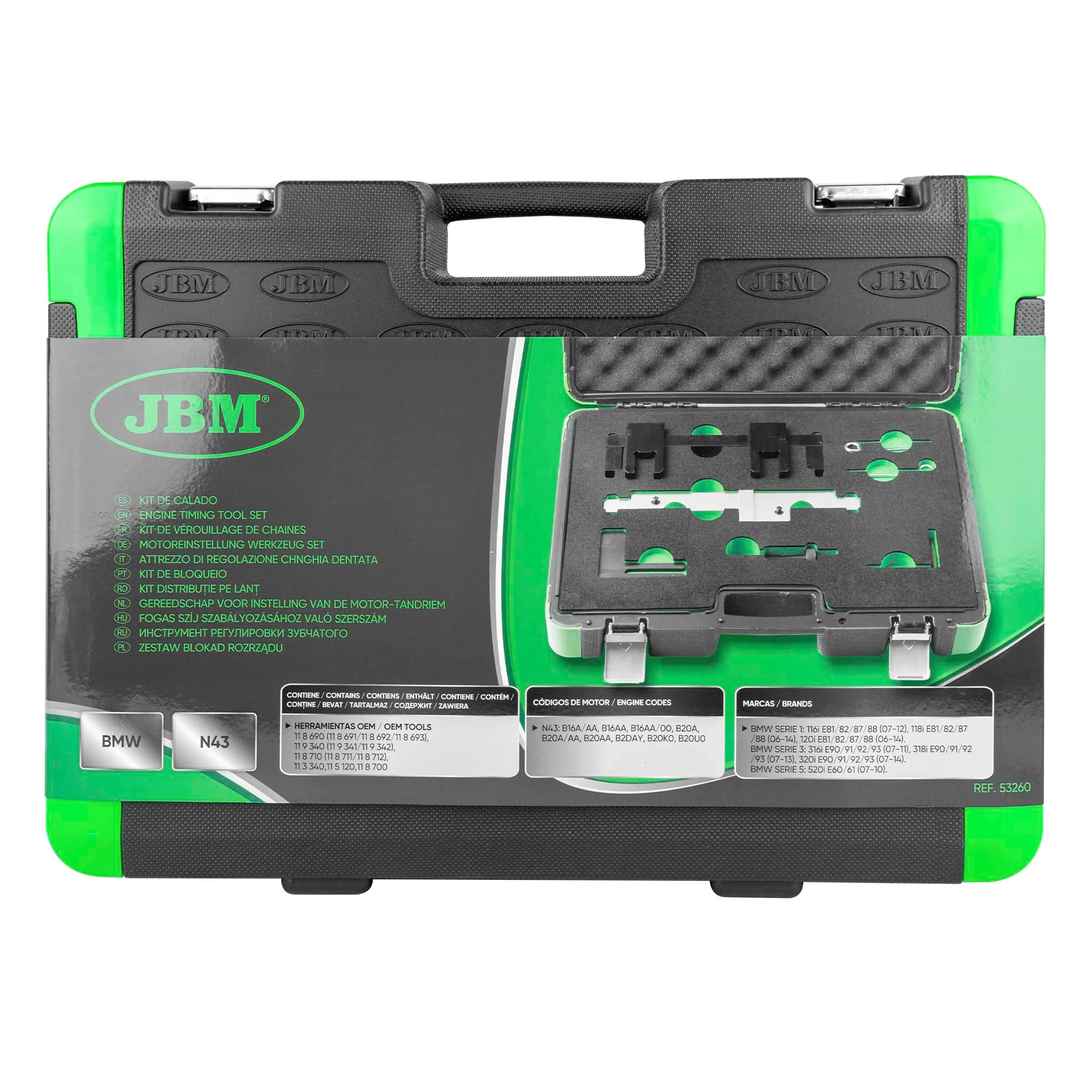 JBM KIT DE CALADO BMW N43 1.6, 2.0 CADENA