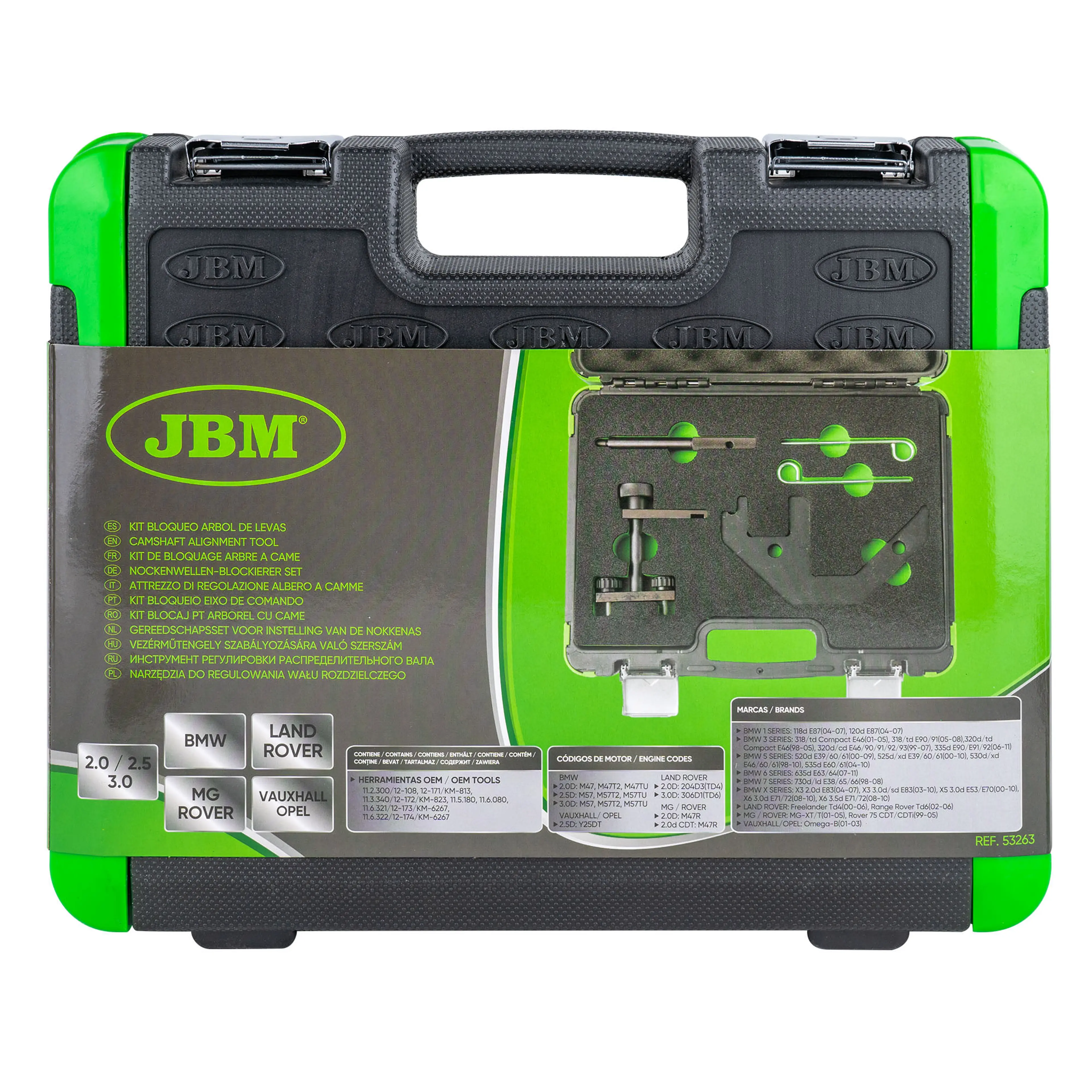 JBM KIT DE BLOQUEO DE ÁRBOL DE LEVAS BMW M47/LAND ROVER TD4,TD6