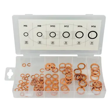 JBM ESTUCHE DE ARANDELAS DE COBRE 110PCS