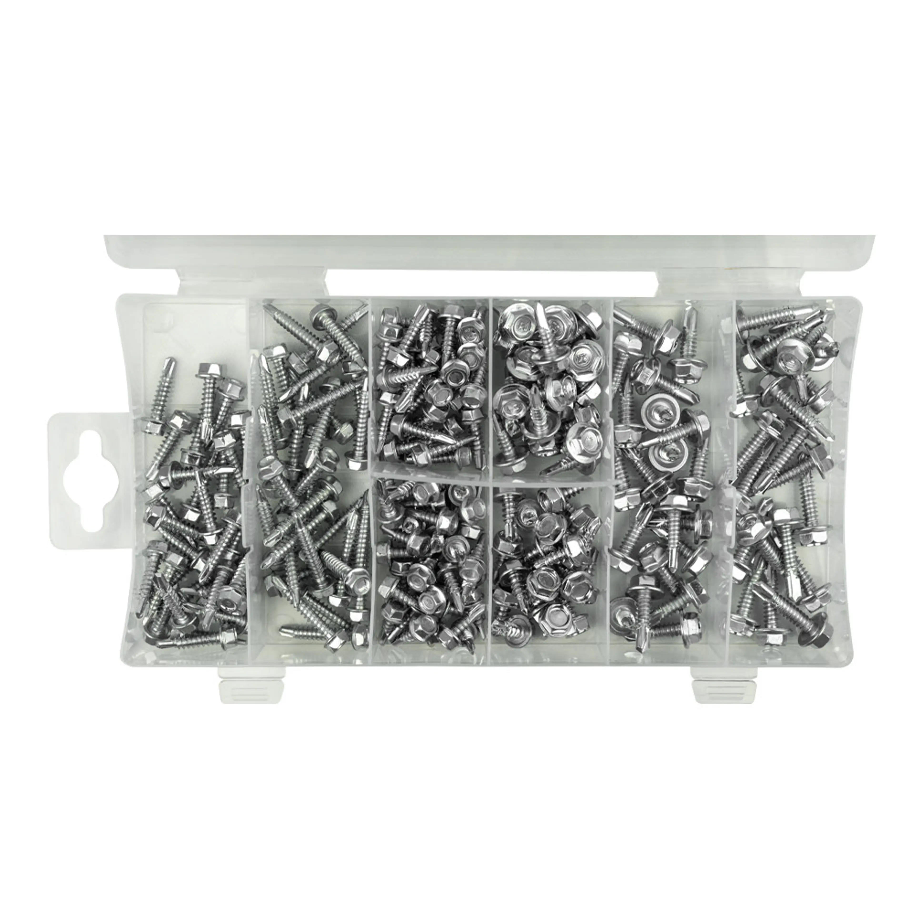 JBM ESTUCHE DE TORNILLOS AUTORROSCANTES 200PCS