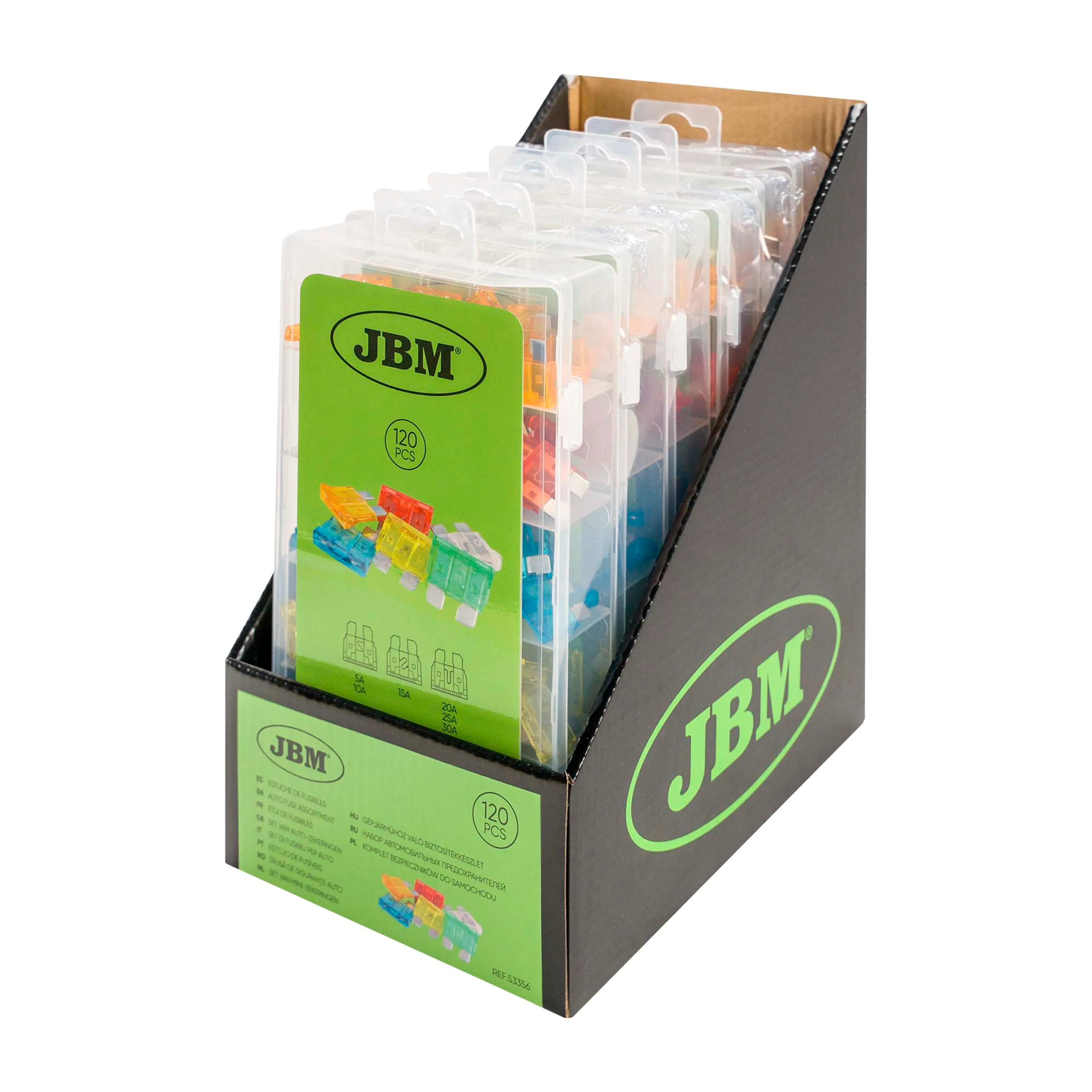 JBM ESTUCHE DE FUSIBLES 120PCS