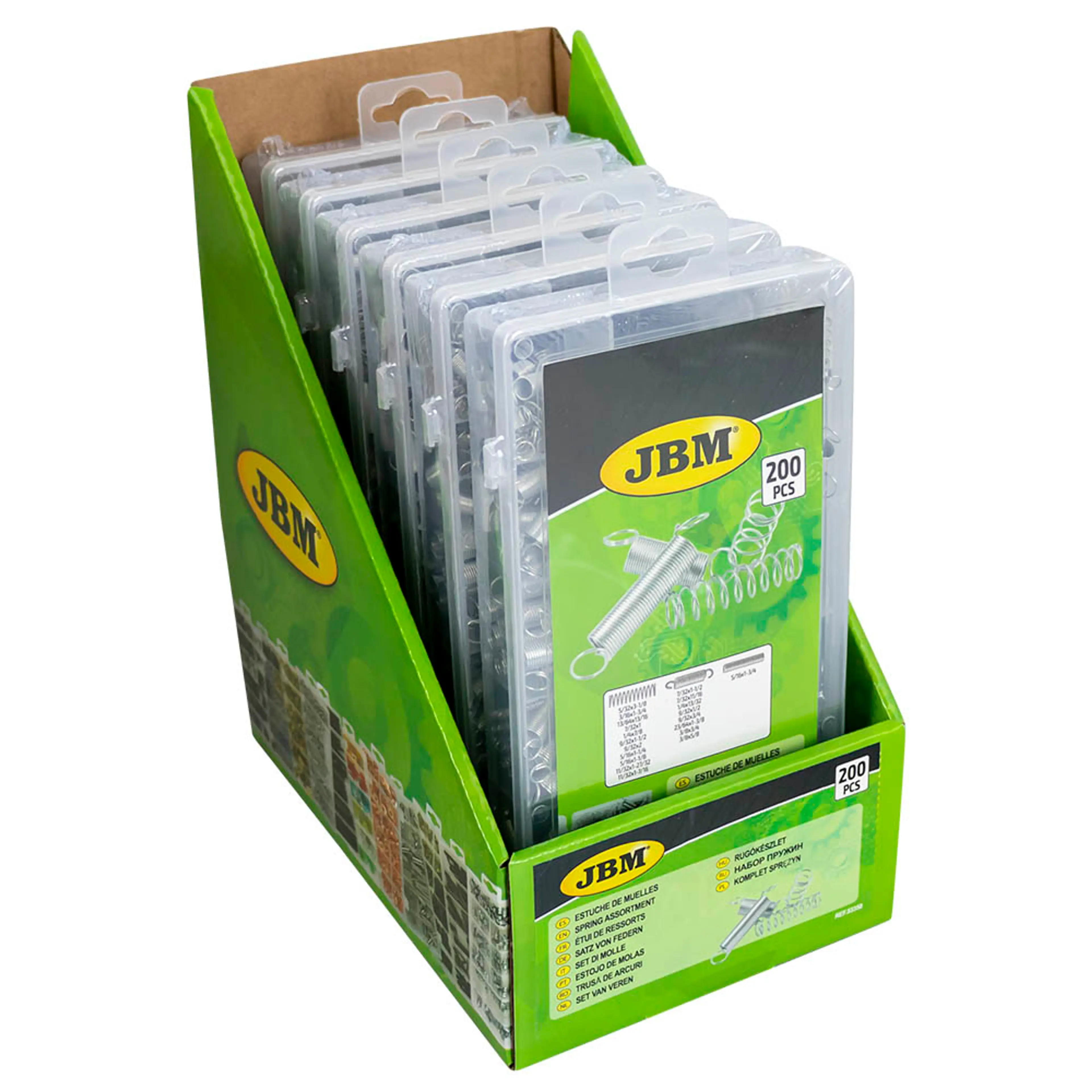 JBM ESTUCHE DE MUELLES 200PCS