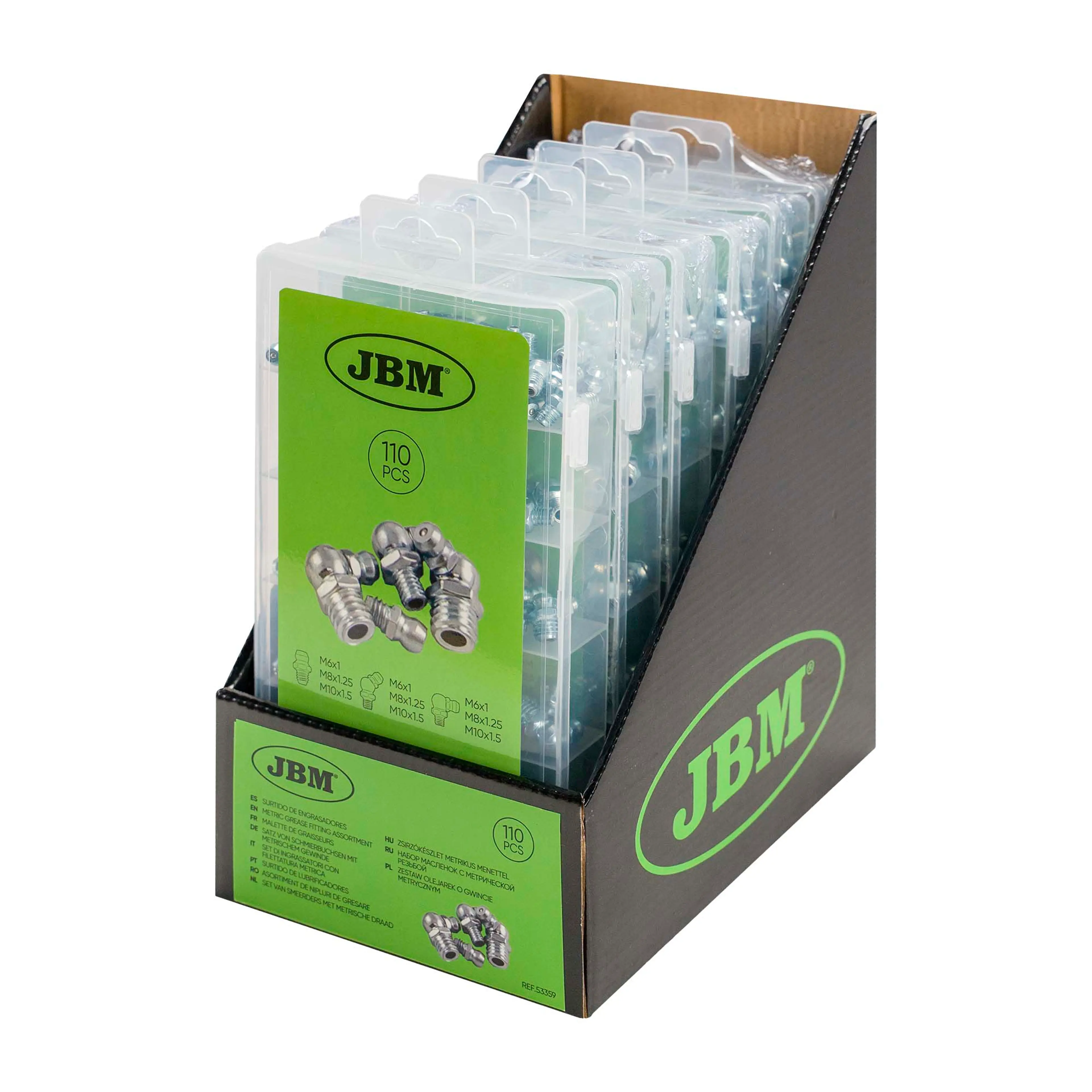 JBM SURTIDO DE ENGRASADORES 110PCS