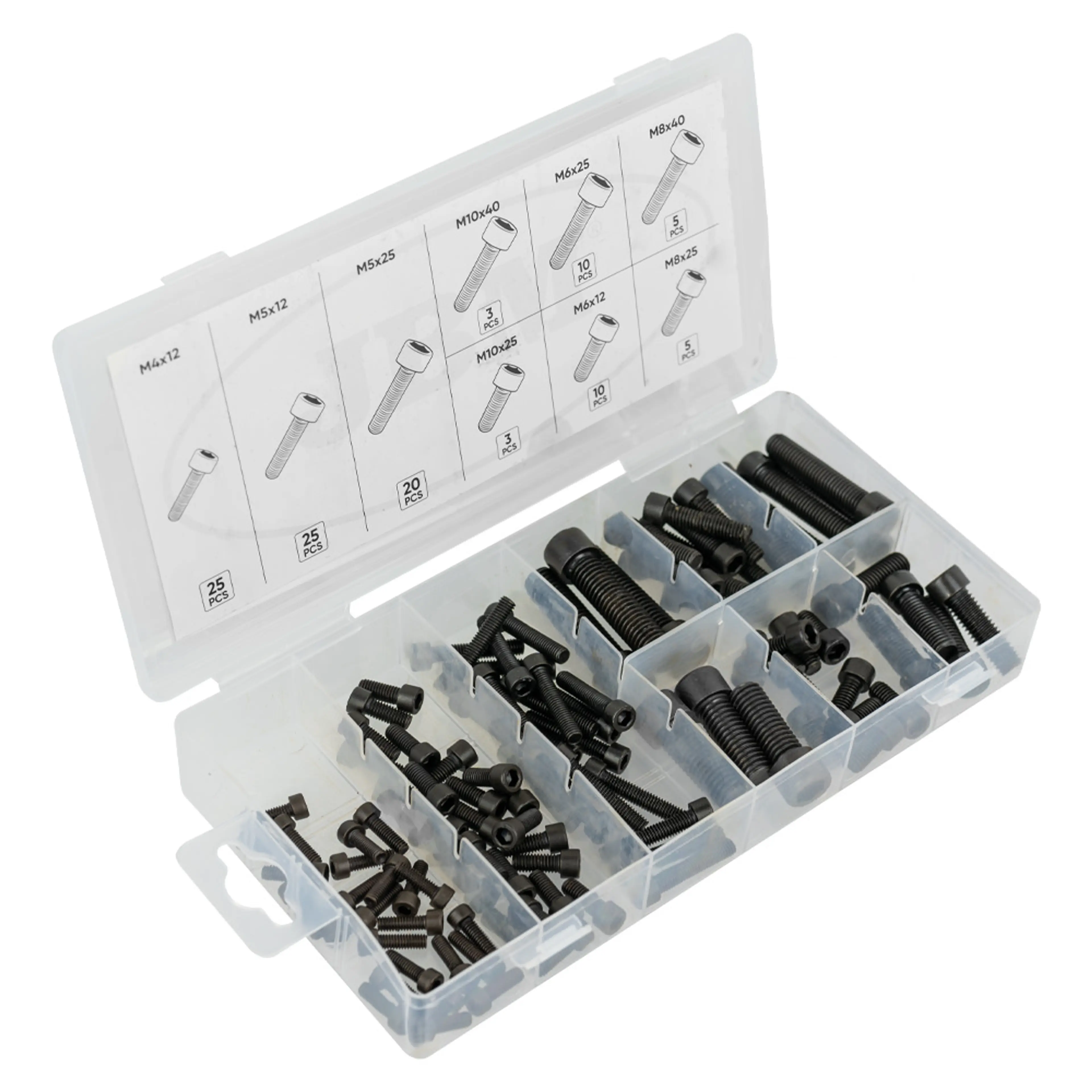JBM ESTUCHE DE TORNILLOS ALLEN 106PCS
