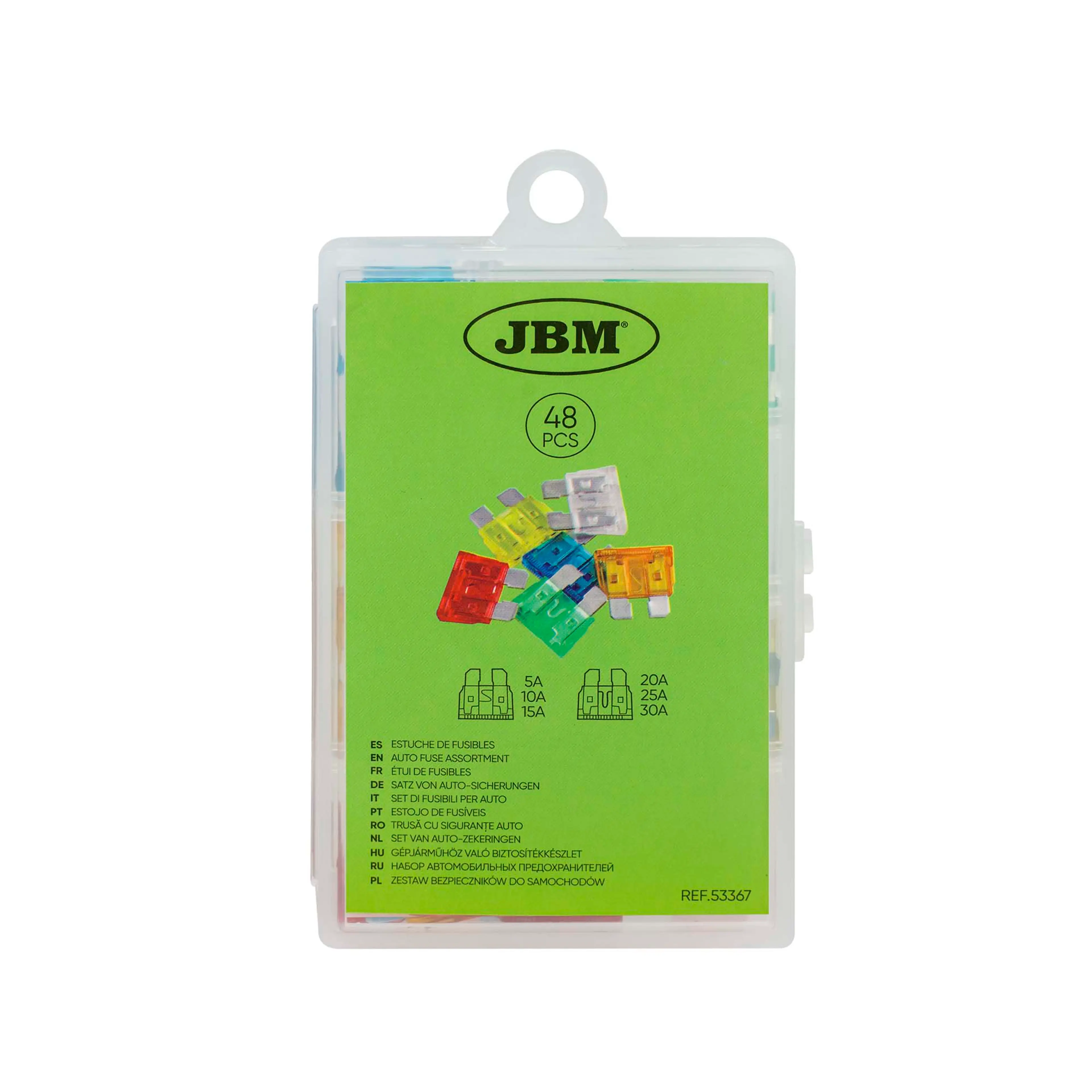 JBM ESTUCHE DE FUSIBLES 48PCS