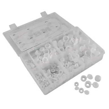 JBM ESTUCHE DE PASACABLES DE GOMA 180PCS