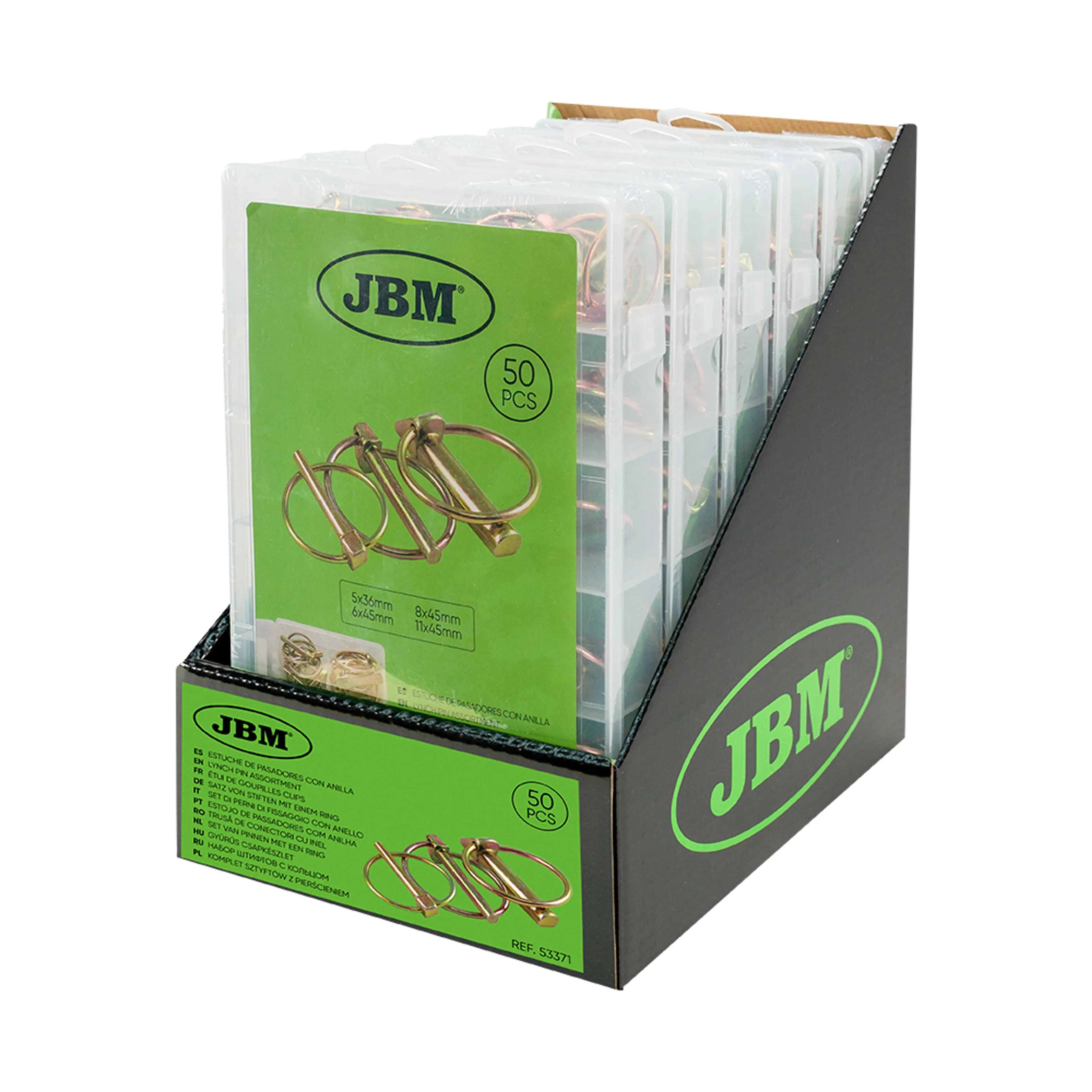 JBM ESTUCHE DE PASADORES CON ANILLA 50PCS