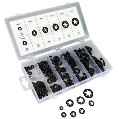 JBM ESTUCHE DE ARANDELAS DENTADAS INTERIOR 260PCS