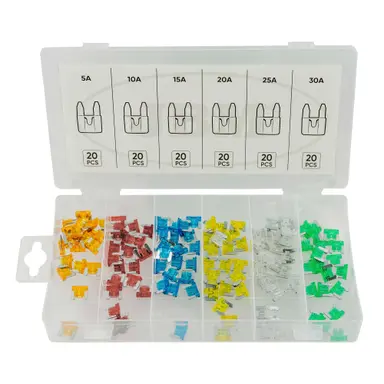 JBM ESTUCHE DE MINI FUSIBLES 120PCS