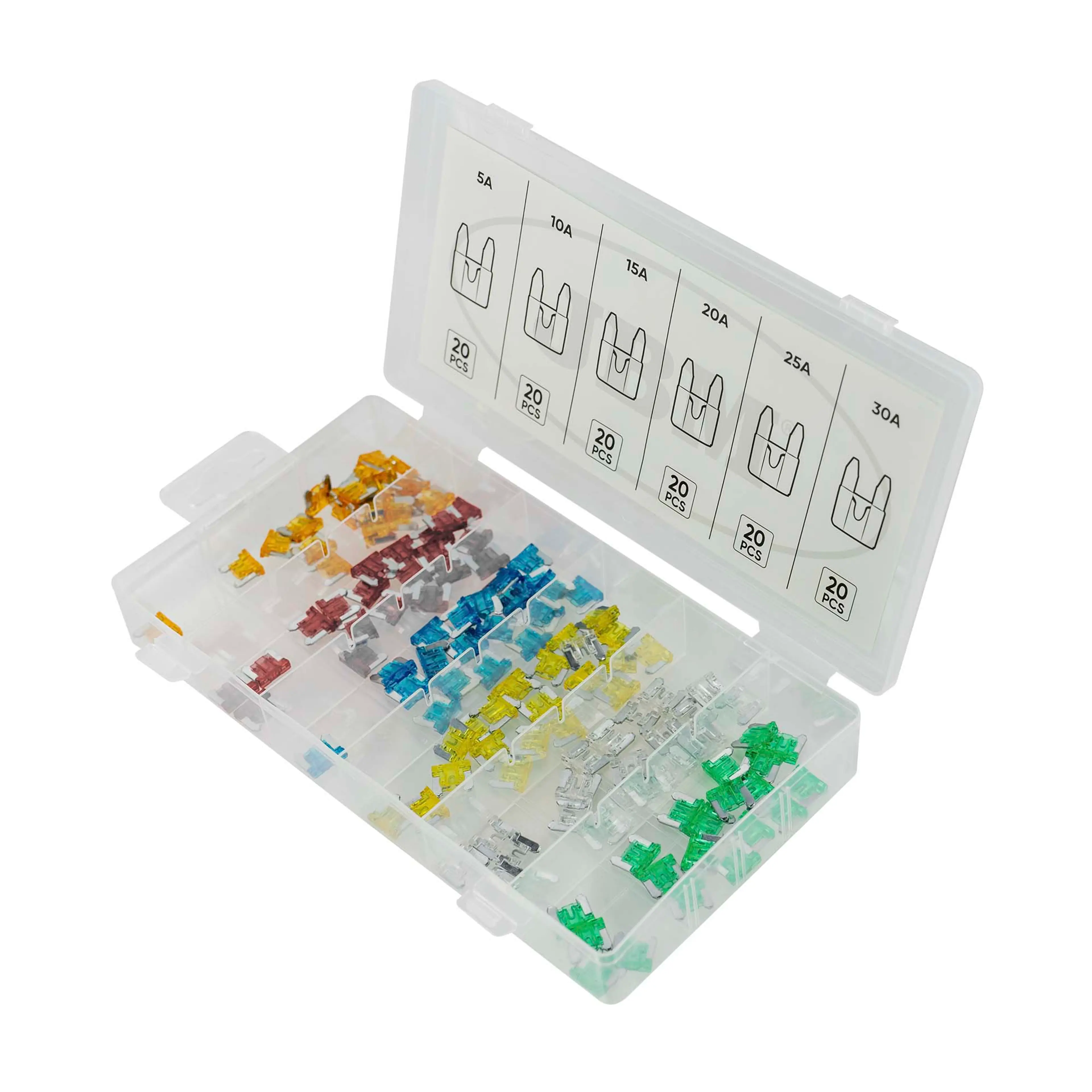 JBM ESTUCHE DE MINI FUSIBLES 120PCS