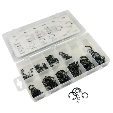 JBM ESTUCHE DE ARANDELAS SEEGER INTERIORES 300PCS