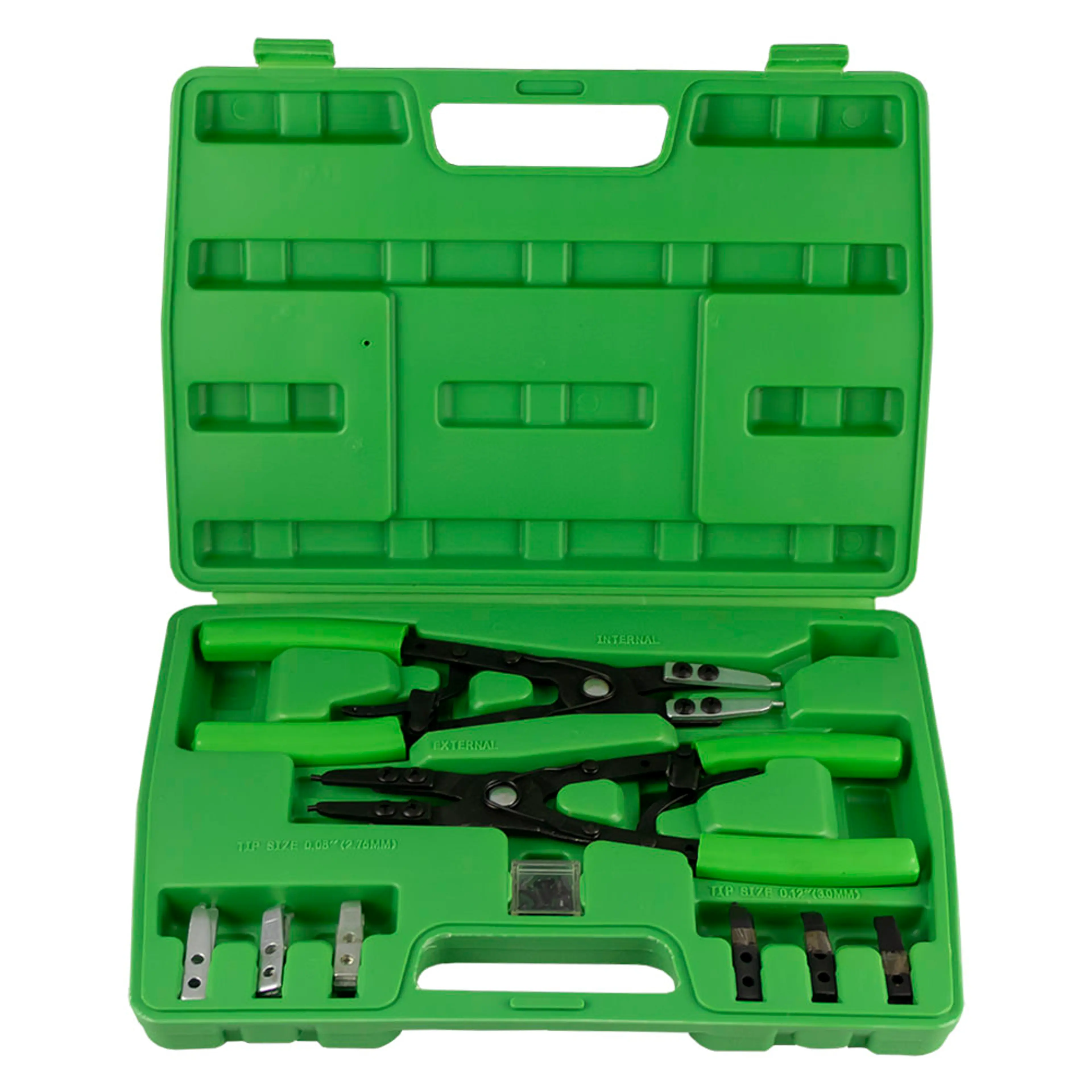 JBM SET DE ALICATES SEEGER CON PUNTA INTERCAMBIABLE EN MALETÍN