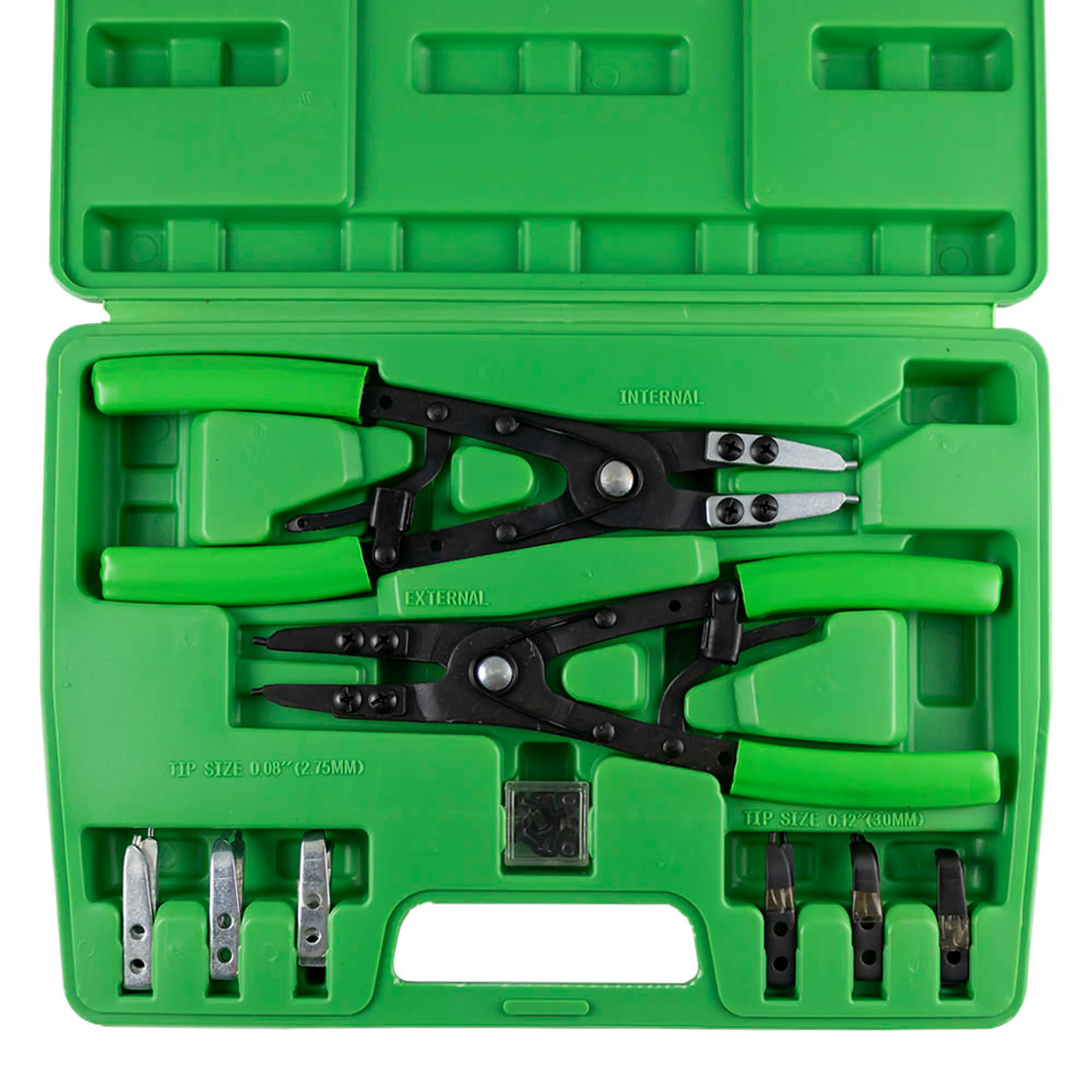 JBM SET DE ALICATES SEEGER CON PUNTA INTERCAMBIABLE EN MALETÍN