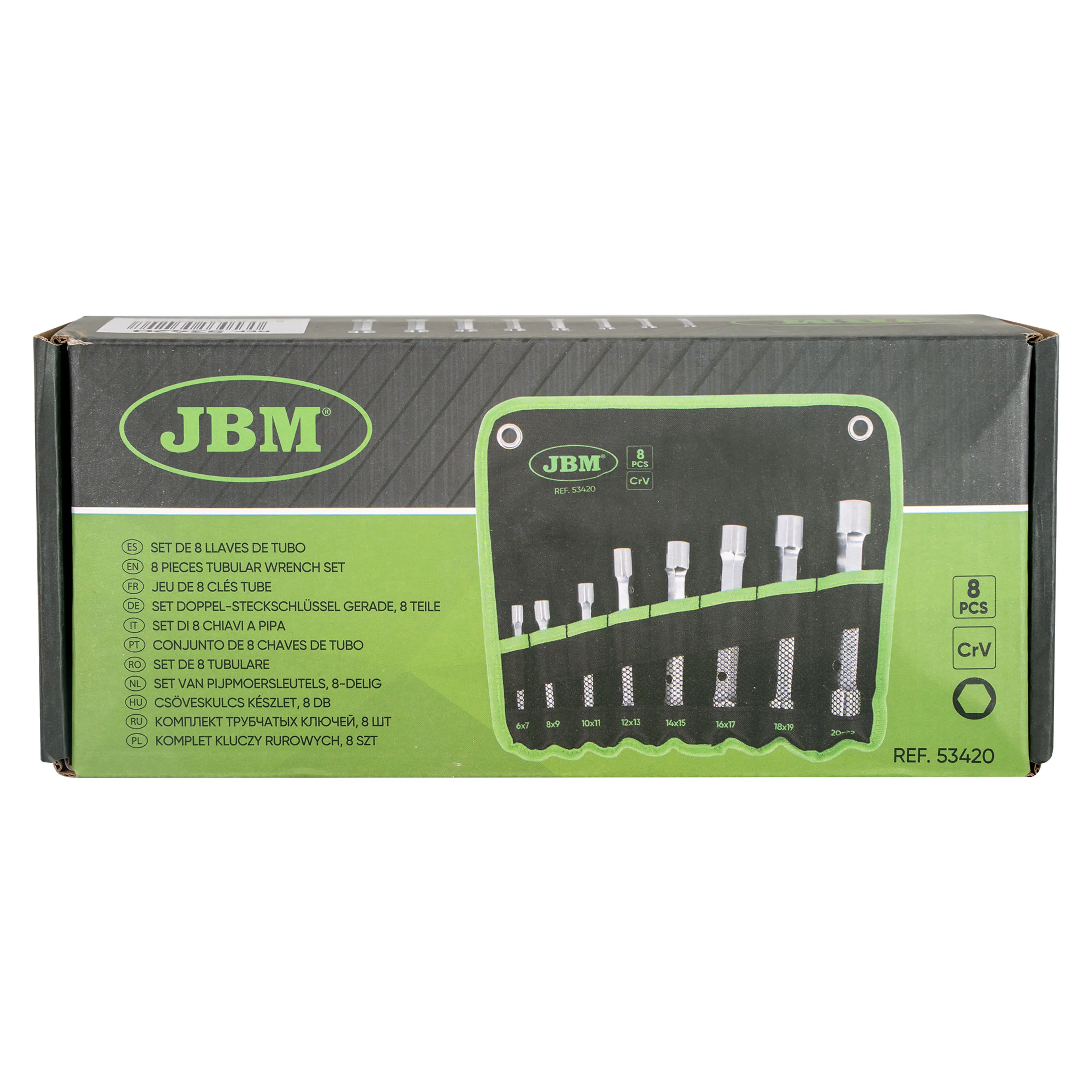 JBM SET DE 8 LLAVES DE TUBO