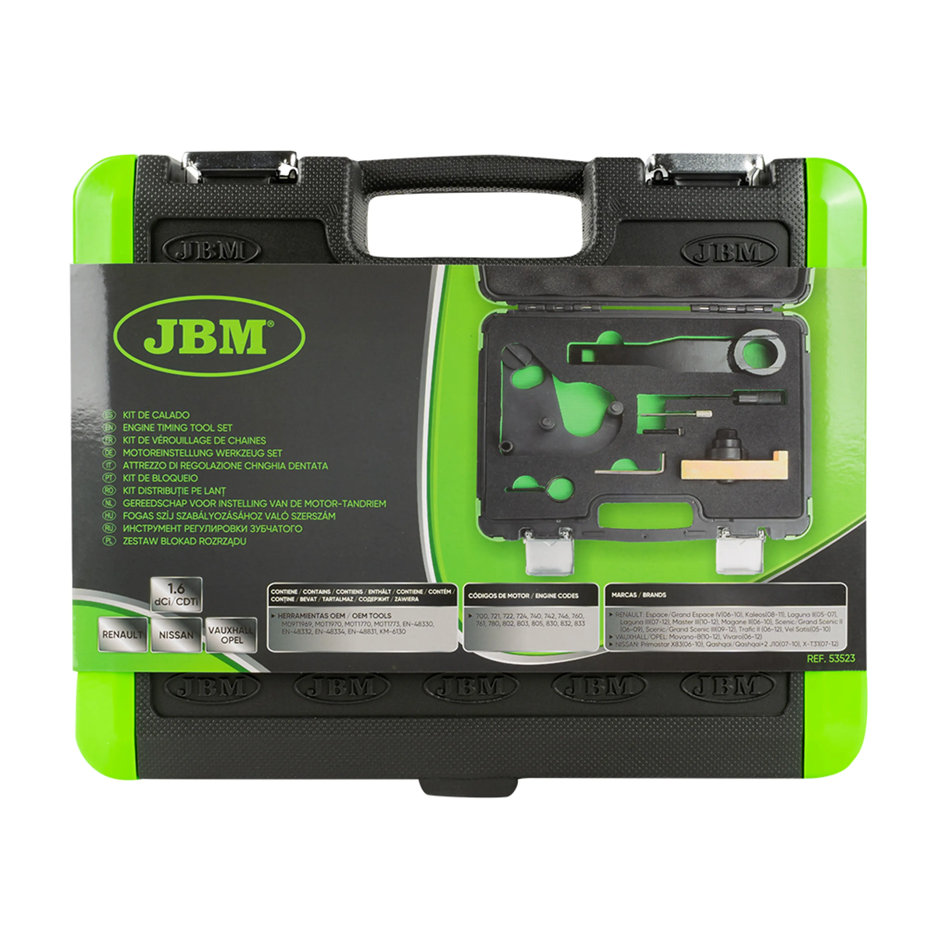 JBM KIT DE CALADO RENAULT/NISSAN/OPEL 1.6, 2.0, 2.3 DCI