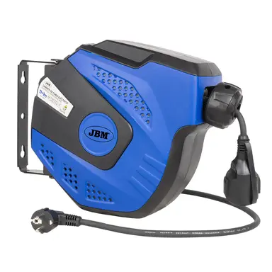 JBM CARRETE DE CABLE ELÉCTRICO 12M - AZUL