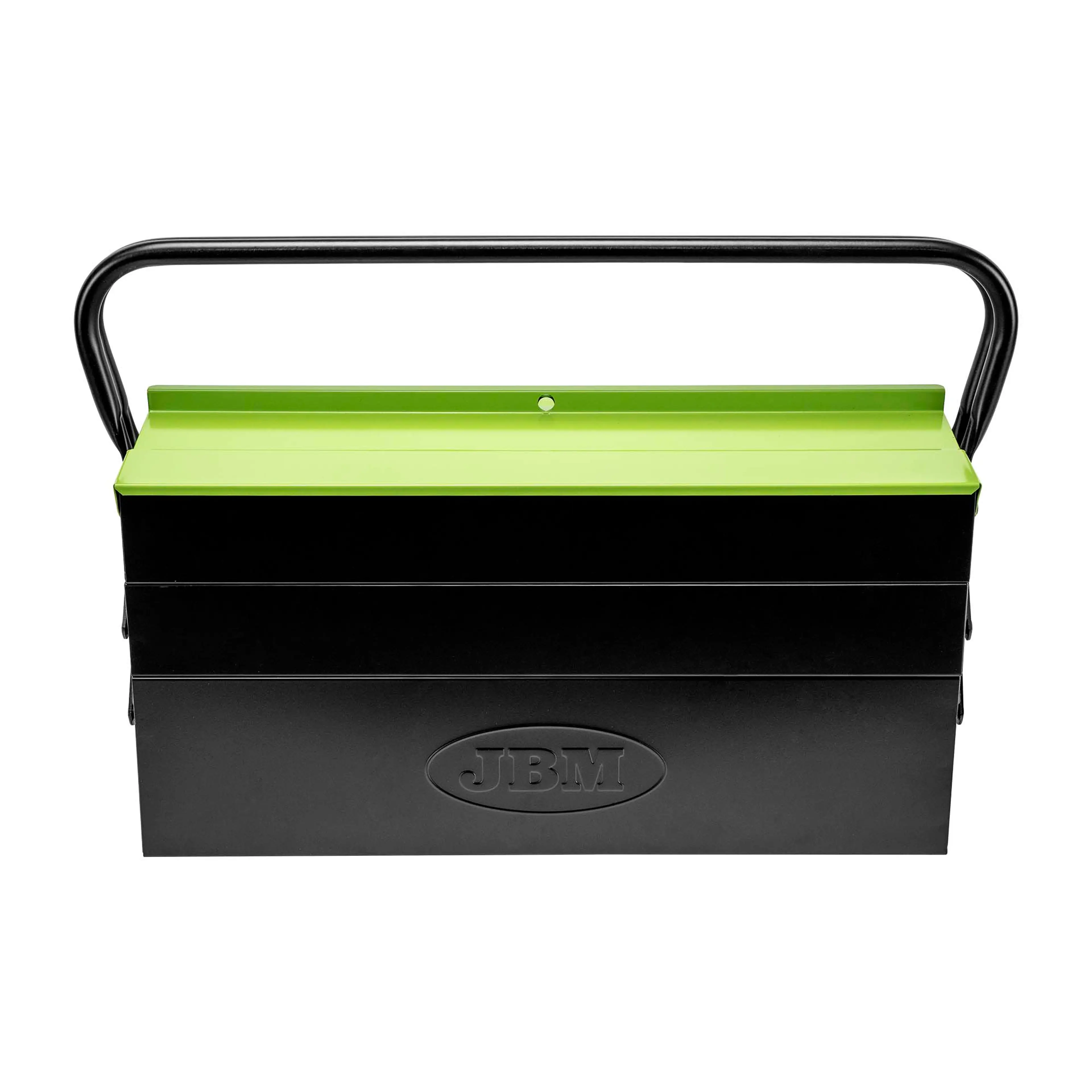 JBM CAJA METÁLICA DE 63 PIEZAS DE HERRAMIENTAS CINCADO