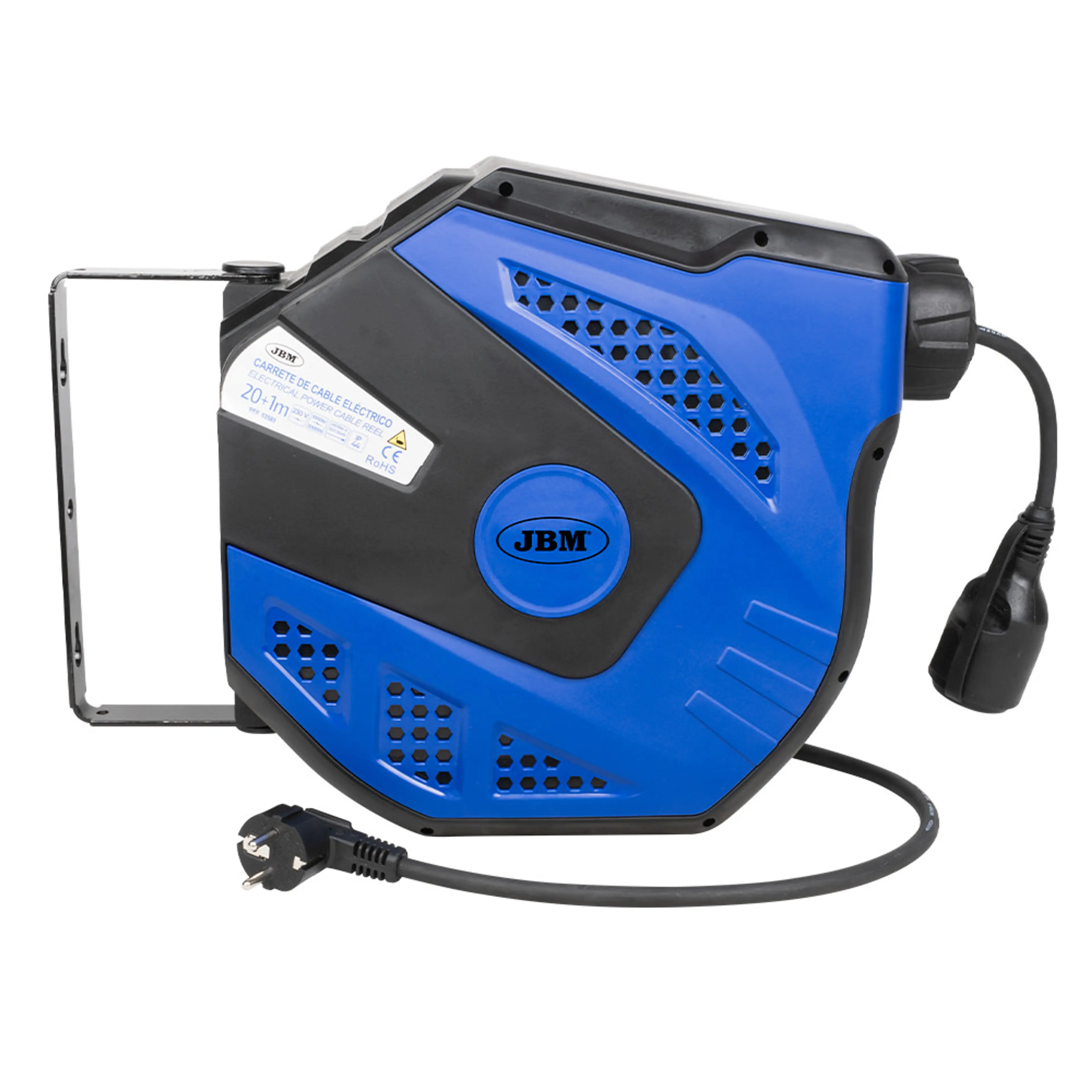JBM CARRETE DE CABLE ELÉCTRICO 21M - AZUL