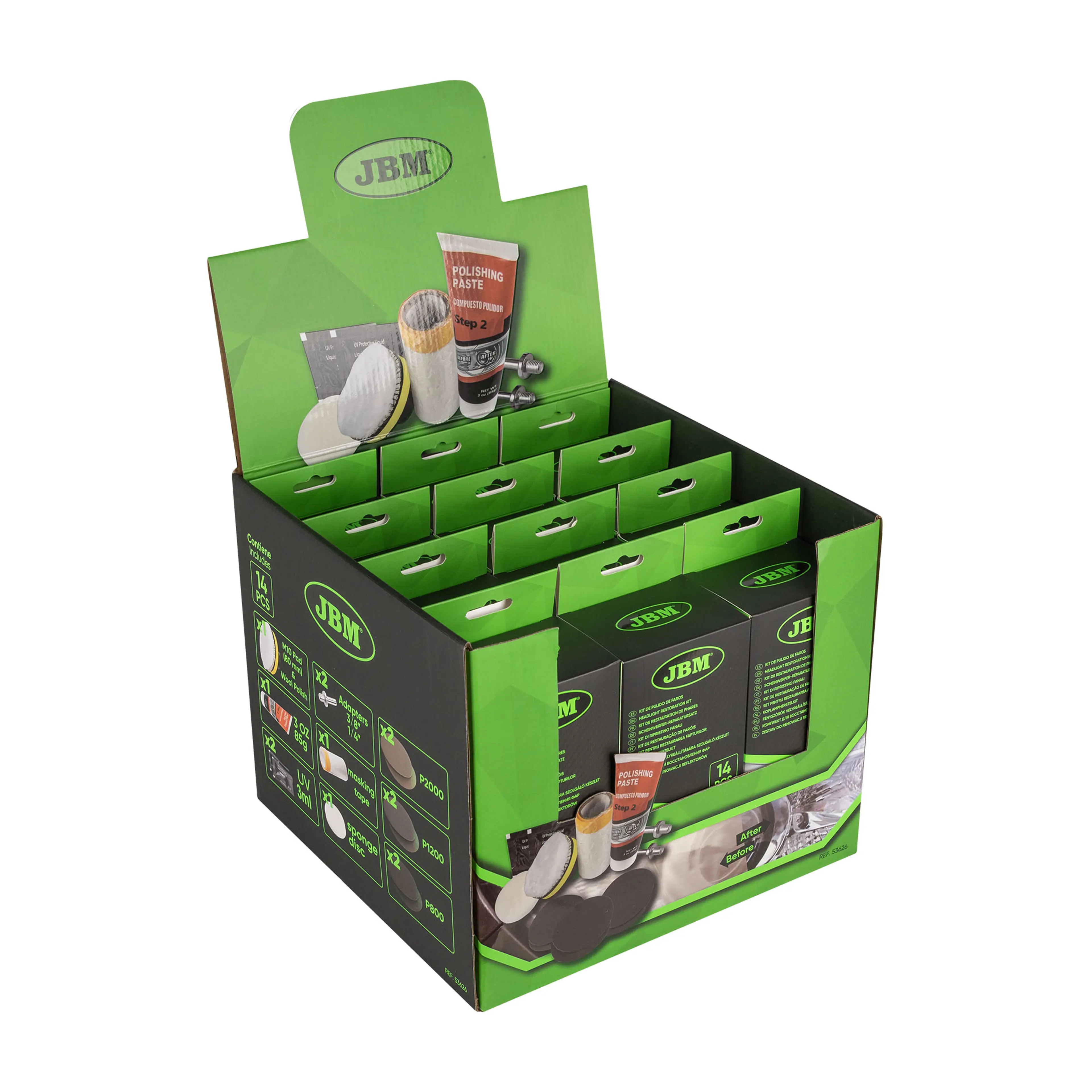 JBM KIT DE PULIDO DE FAROS